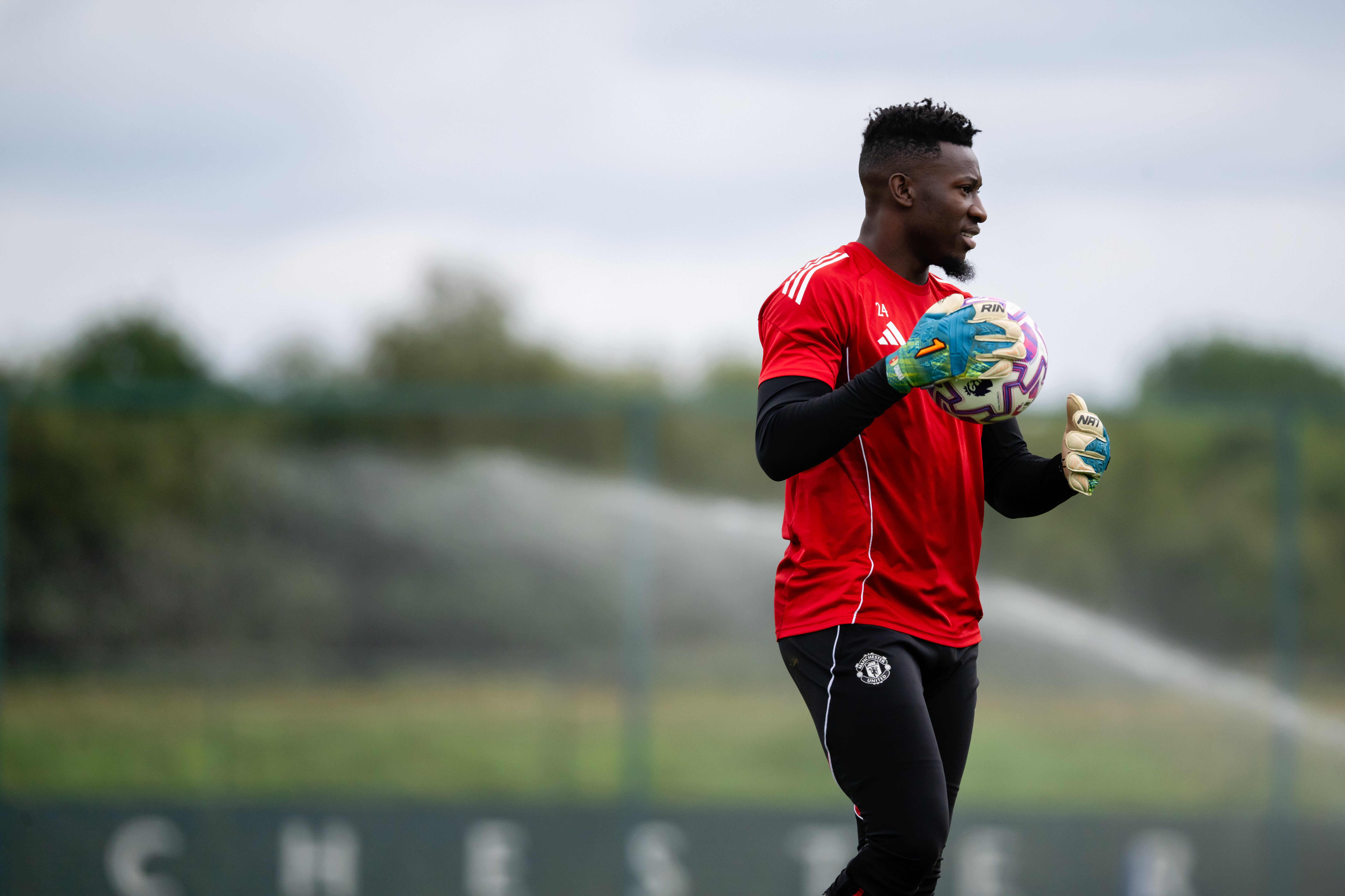 Andre Onana has yet to play this season after suffering a hamstring injury