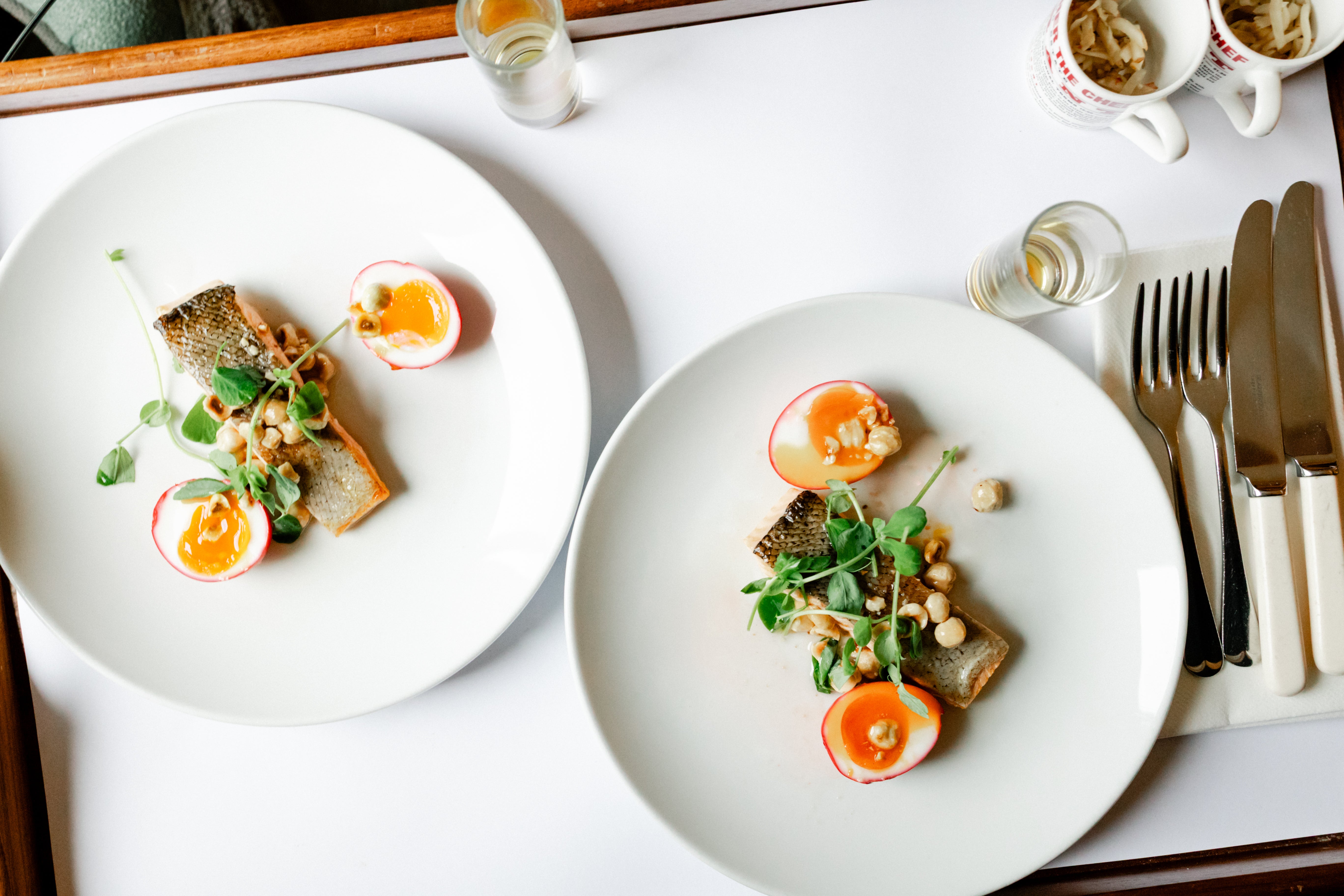 The food was, unsurprisingly, a large part of the retreat