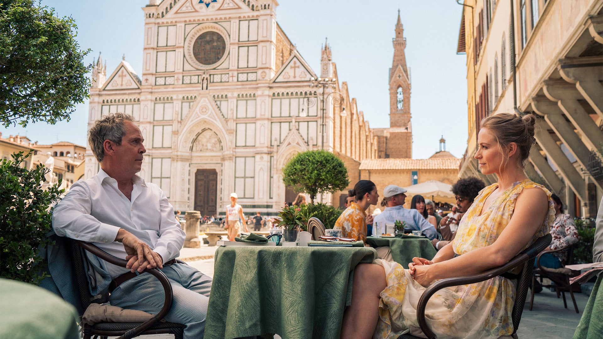 Let the chase begin: Hollander and Algar in ‘The Iris Affair’