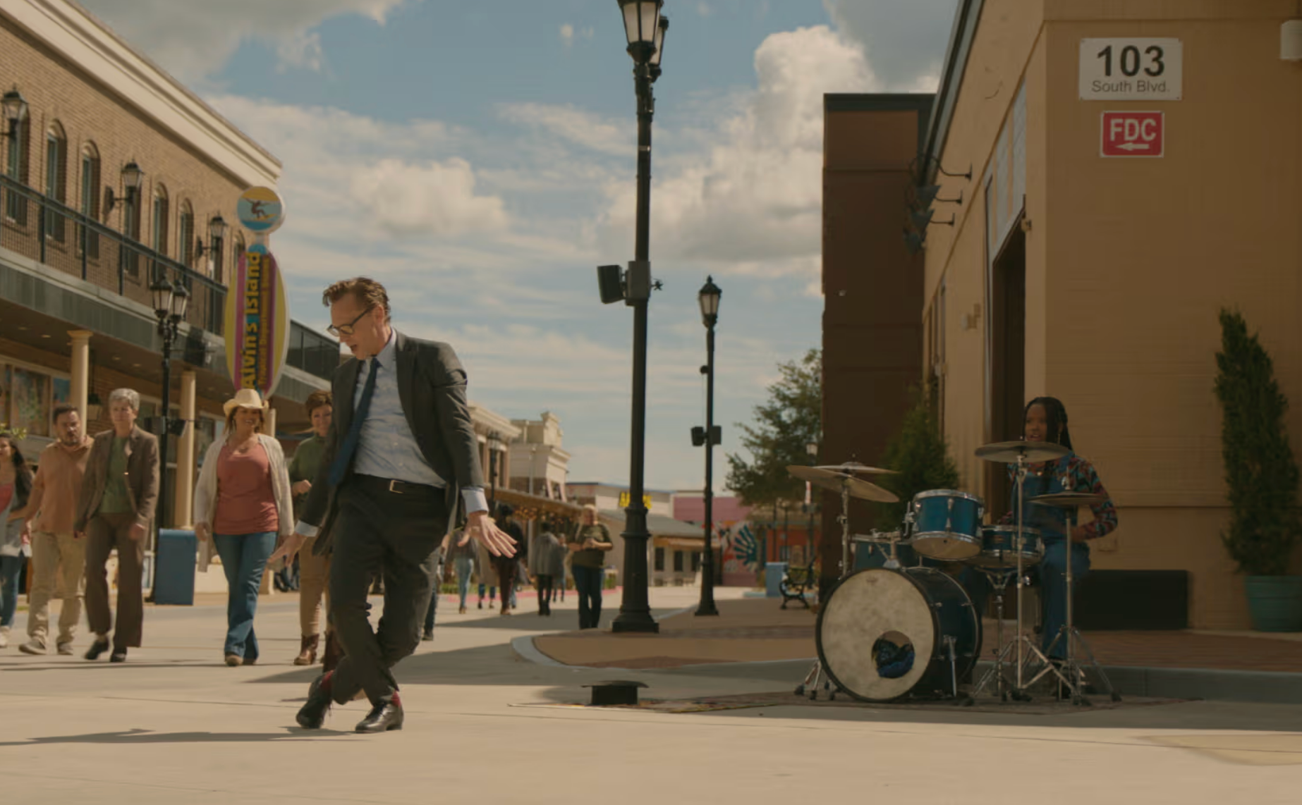 Dancing man: Hiddleston in ‘The Life of Chuck’