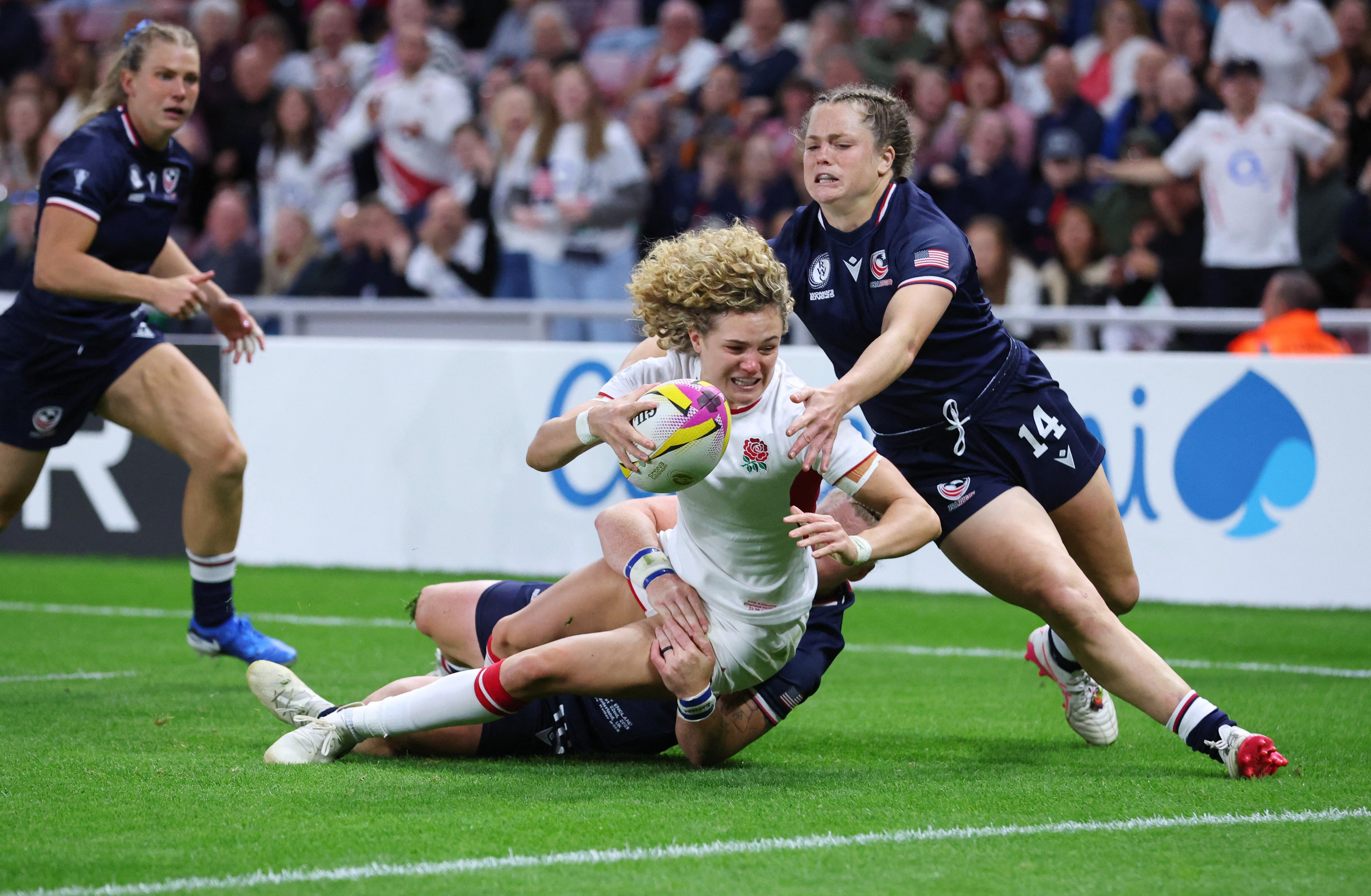Ellie Kildunne skóre dvakrát pro Anglii