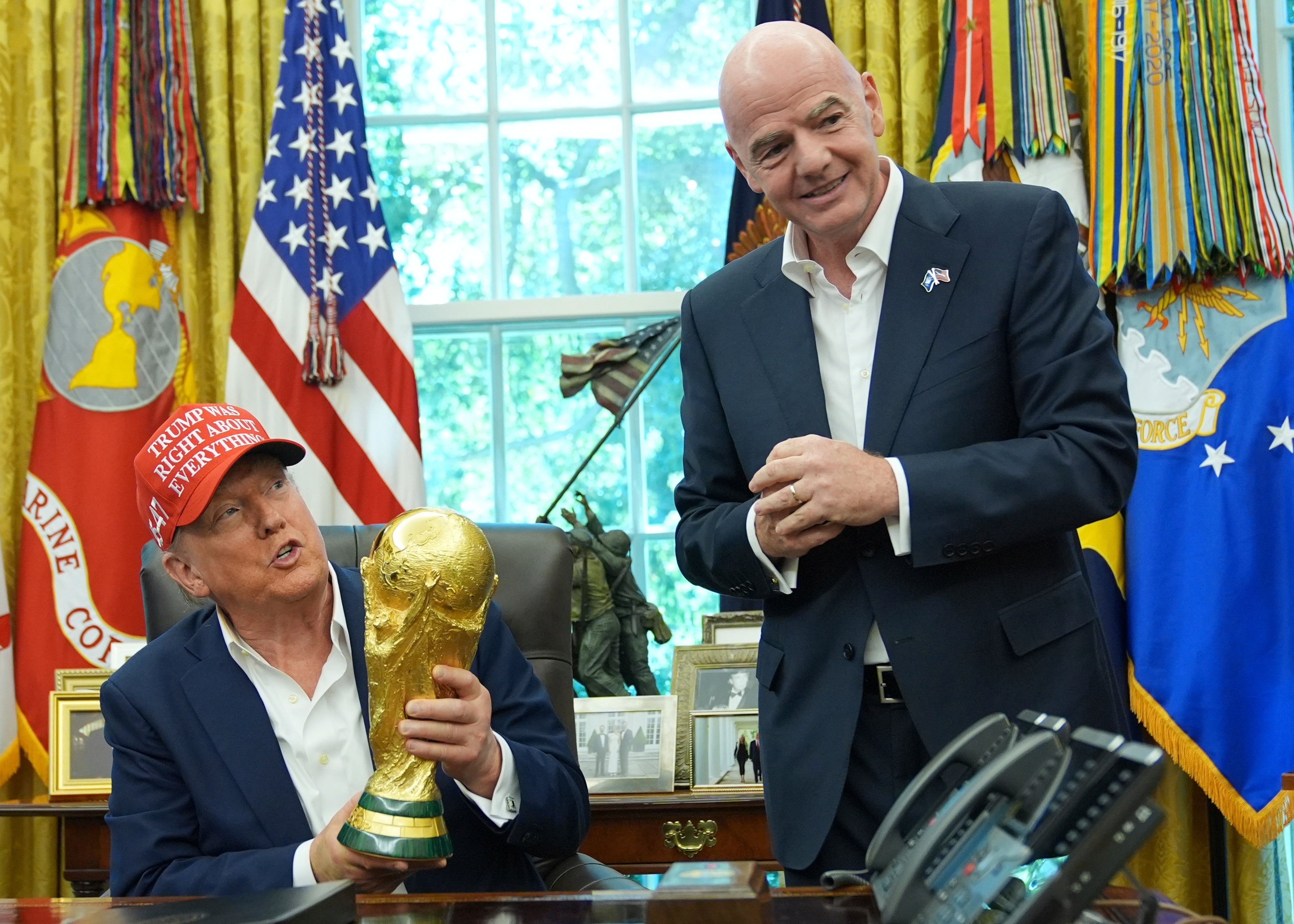 Fifa are enjoying a burgeoning relationship with many of the world’s most influential leaders, as shown by Donald Trump’s presence around the recent Club World Cup
