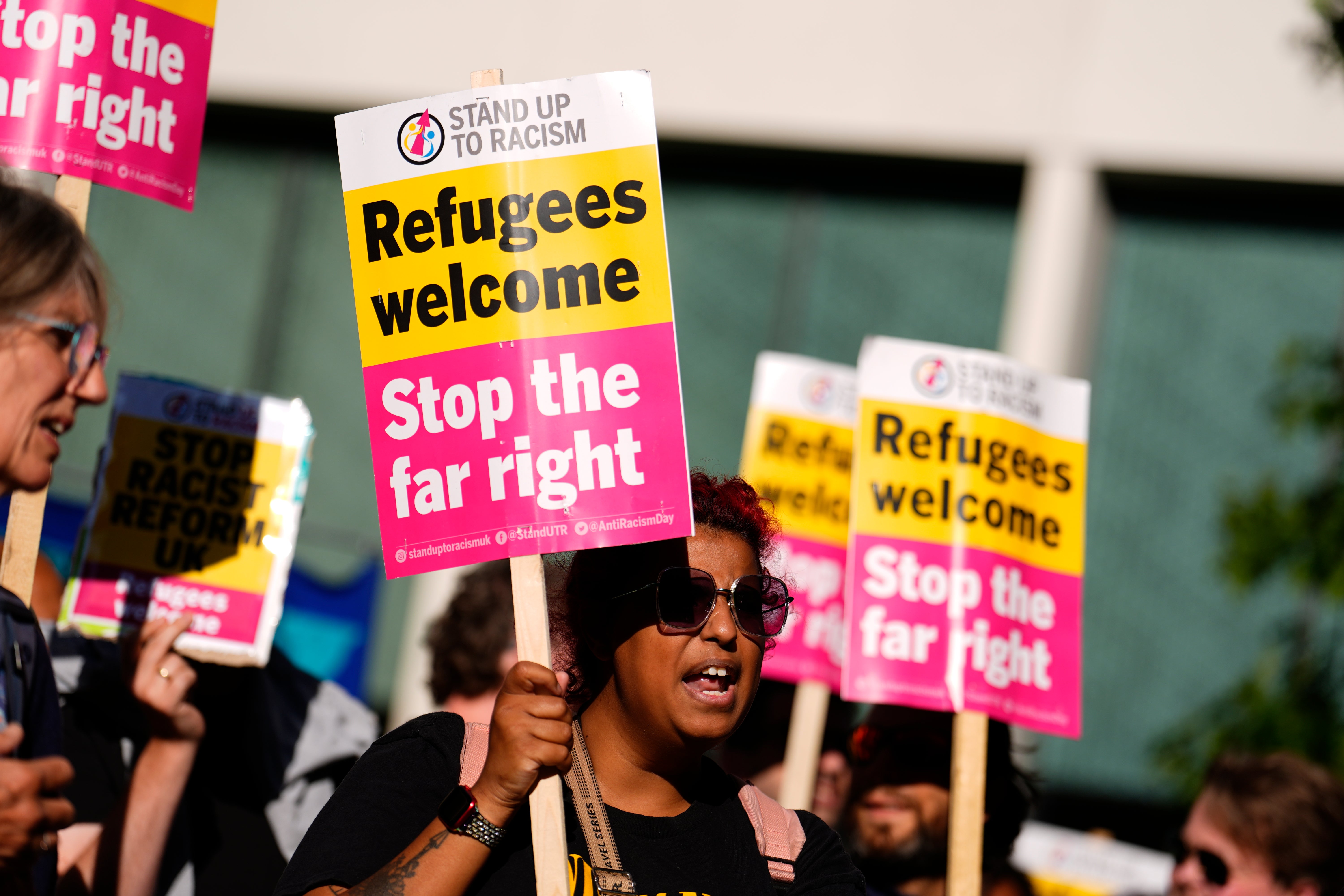 A series of counter-protests have also been organised over the weekend