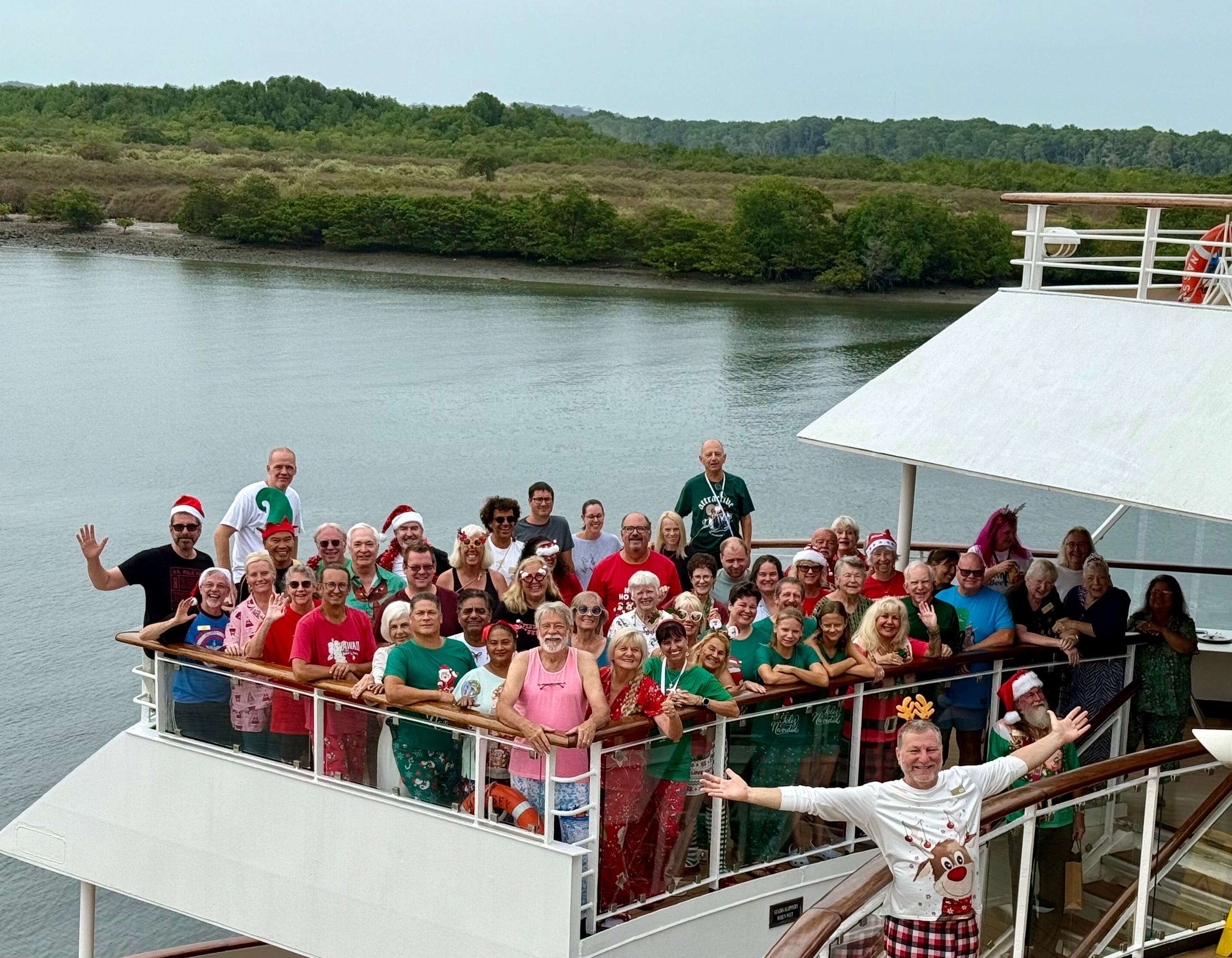 The passengers on Christmas Day