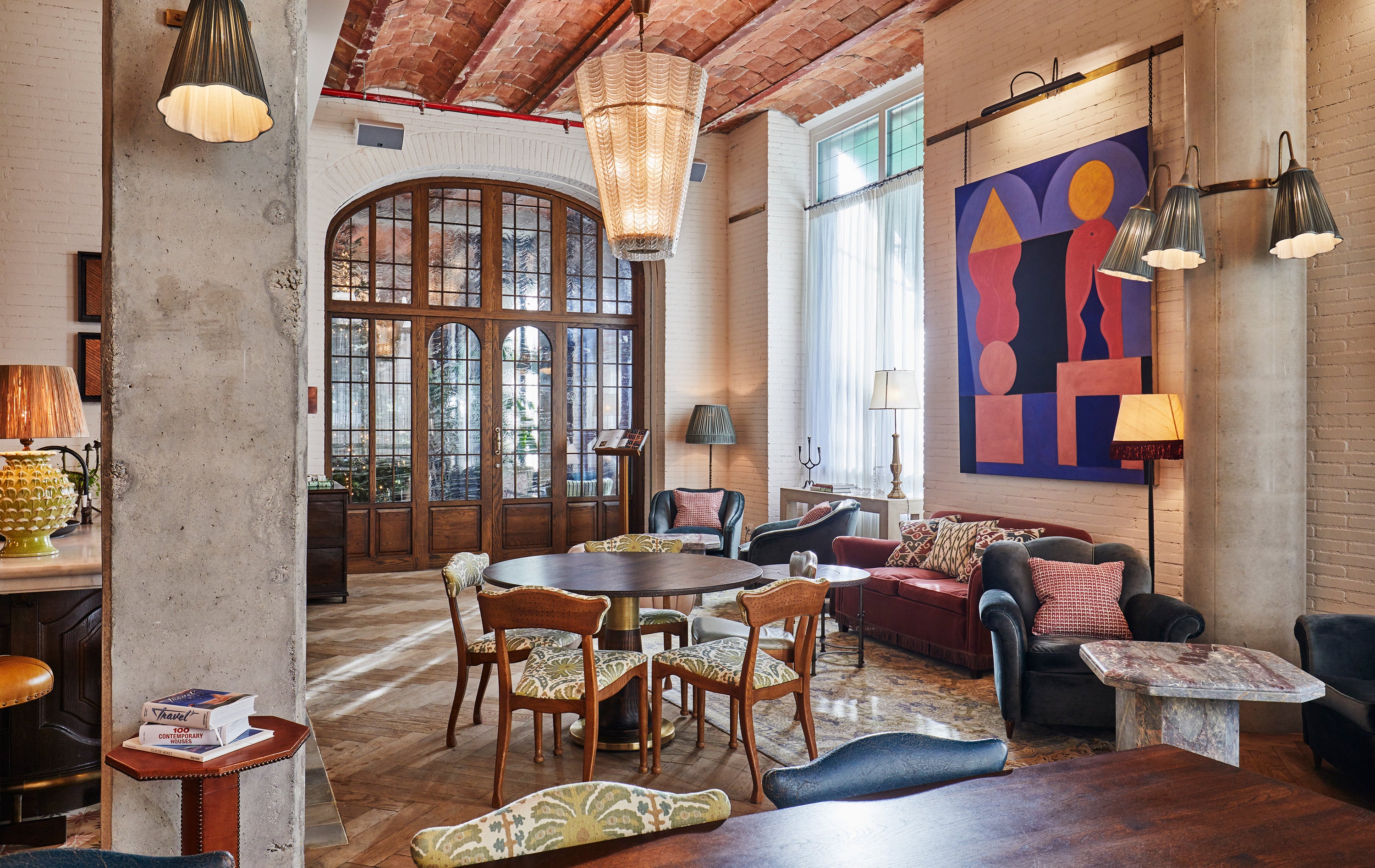 Set inside an 18th-century building in the city’s Gothic Quarter, Soho House Barcelona has a rooftop bar and several beautiful spaces for relaxing