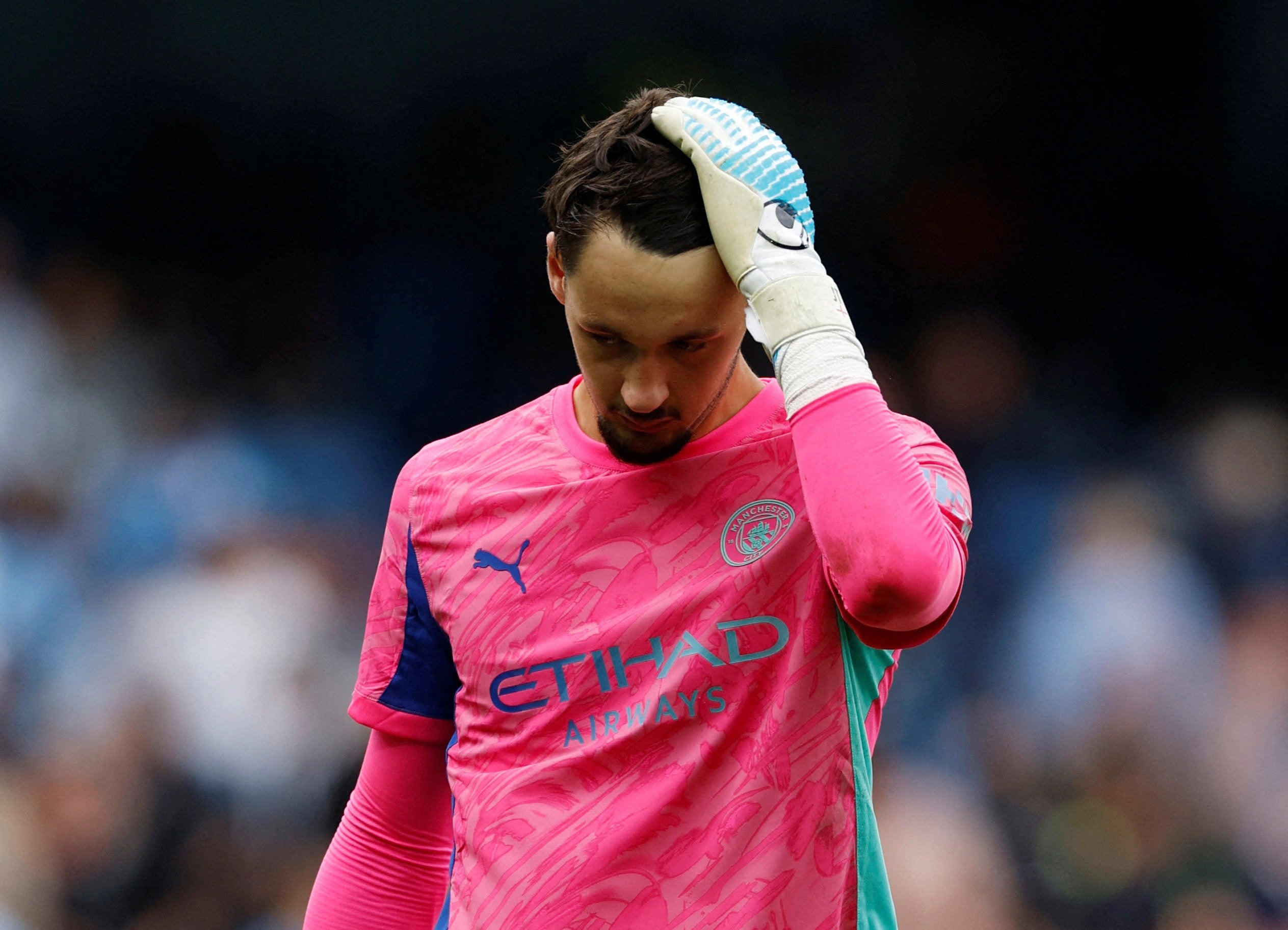 James Trafford had a home debut to forget