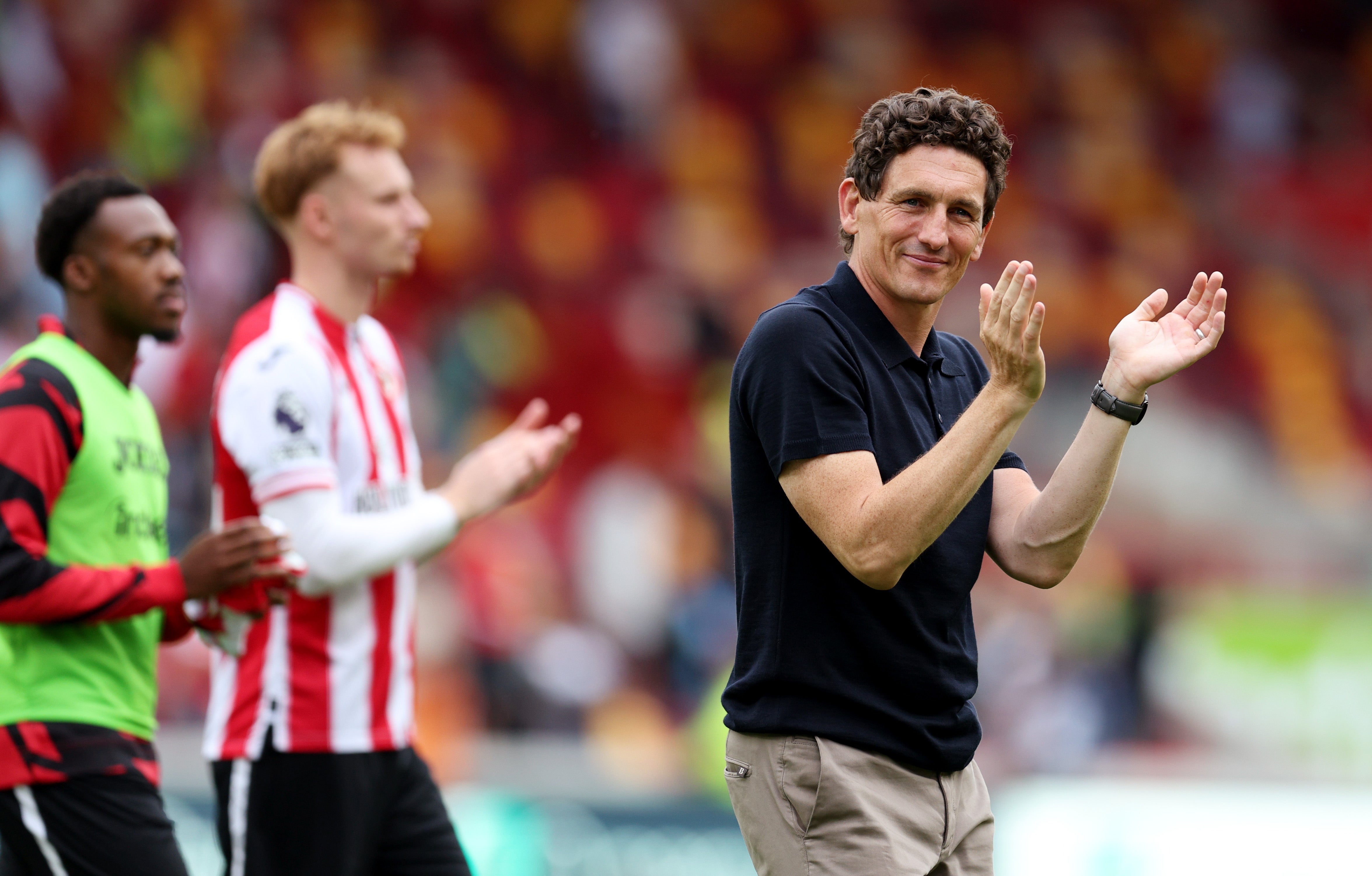 Keith Andrews celebrated his first win