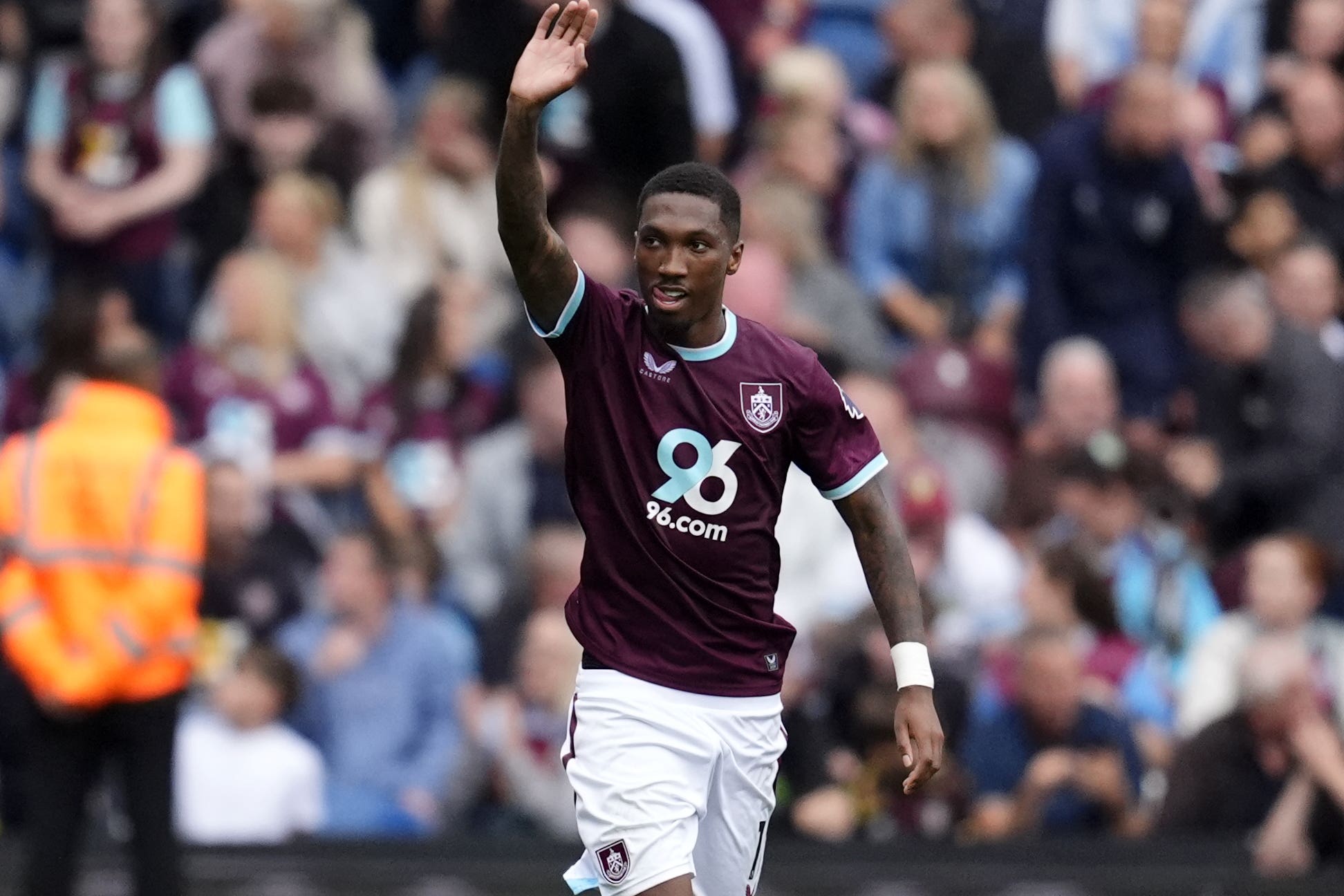 Jaidon Anthony’s late strike ensured the three points for Burnley (Nick Potts/PA)