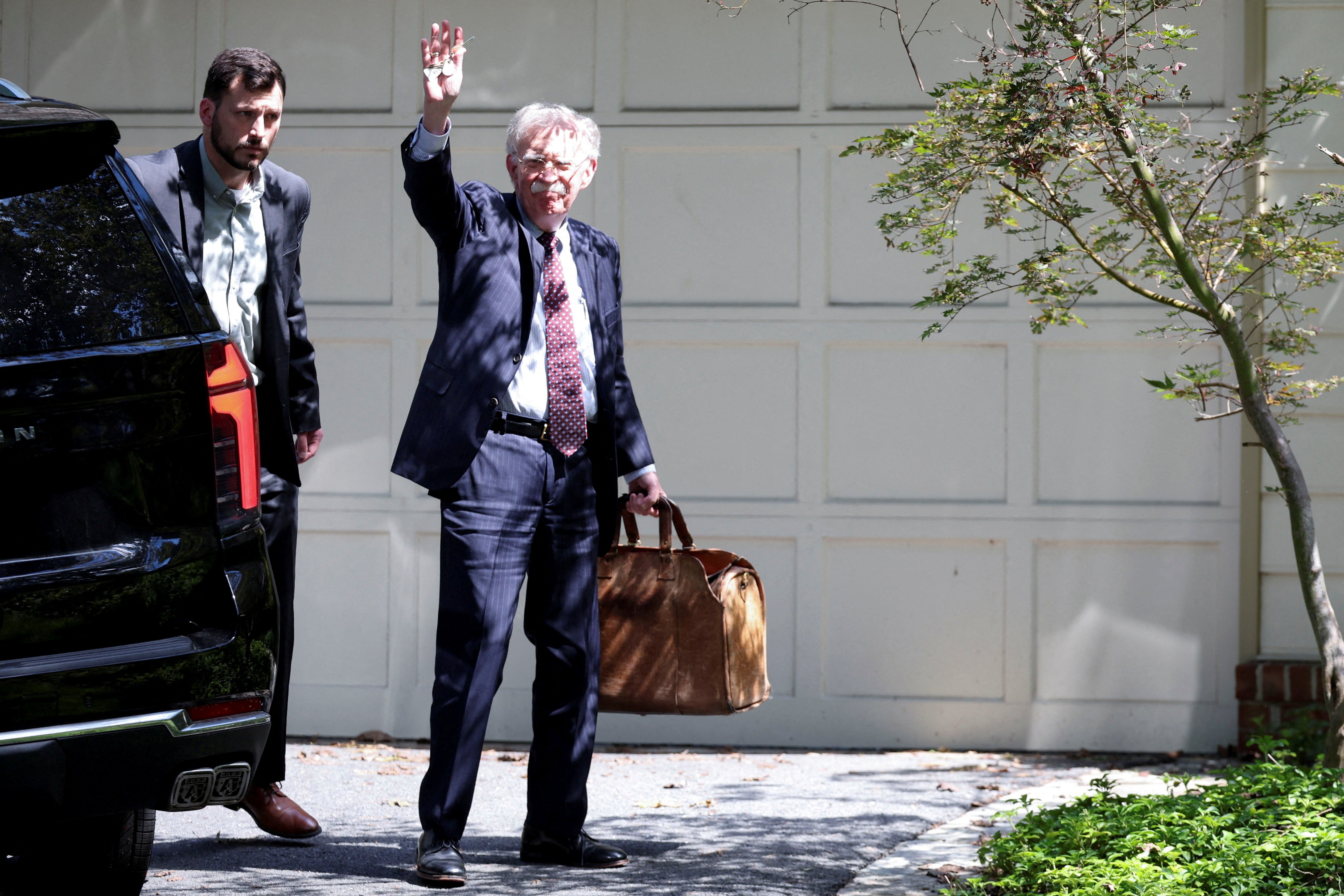 FBI agents searched the home and office of former White House national security adviser John Bolton, who has emerged as a prominent Trump critic since leaving his first administration
