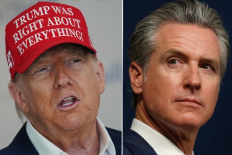 California Gov. Gavin Newsom continued trolling President Donald Trump Wednesday after the president called him ‘incompetent.’