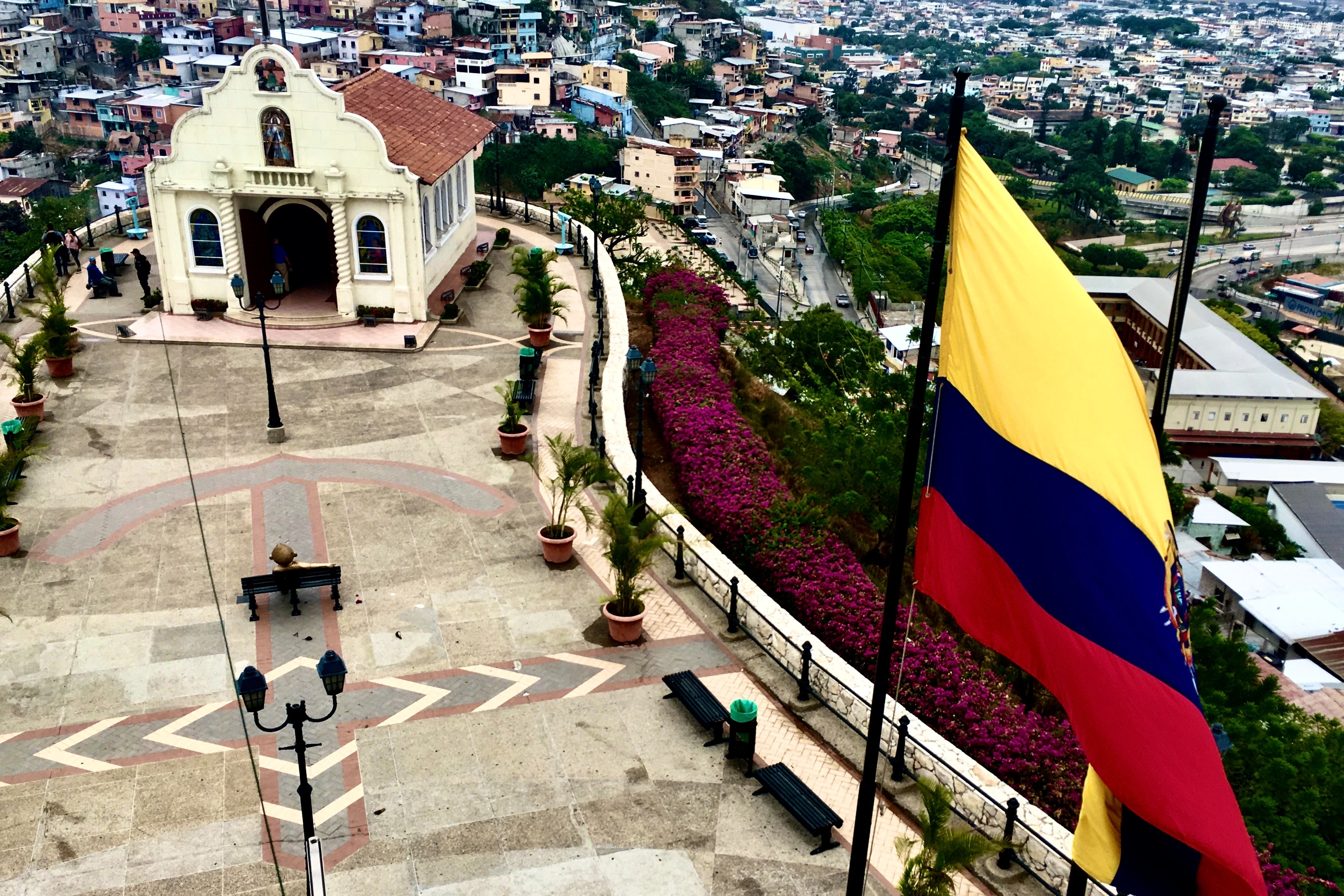 Guayaquil is the largest city in Ecuador – and travelling there via Schiphol should not require you to go through passport control