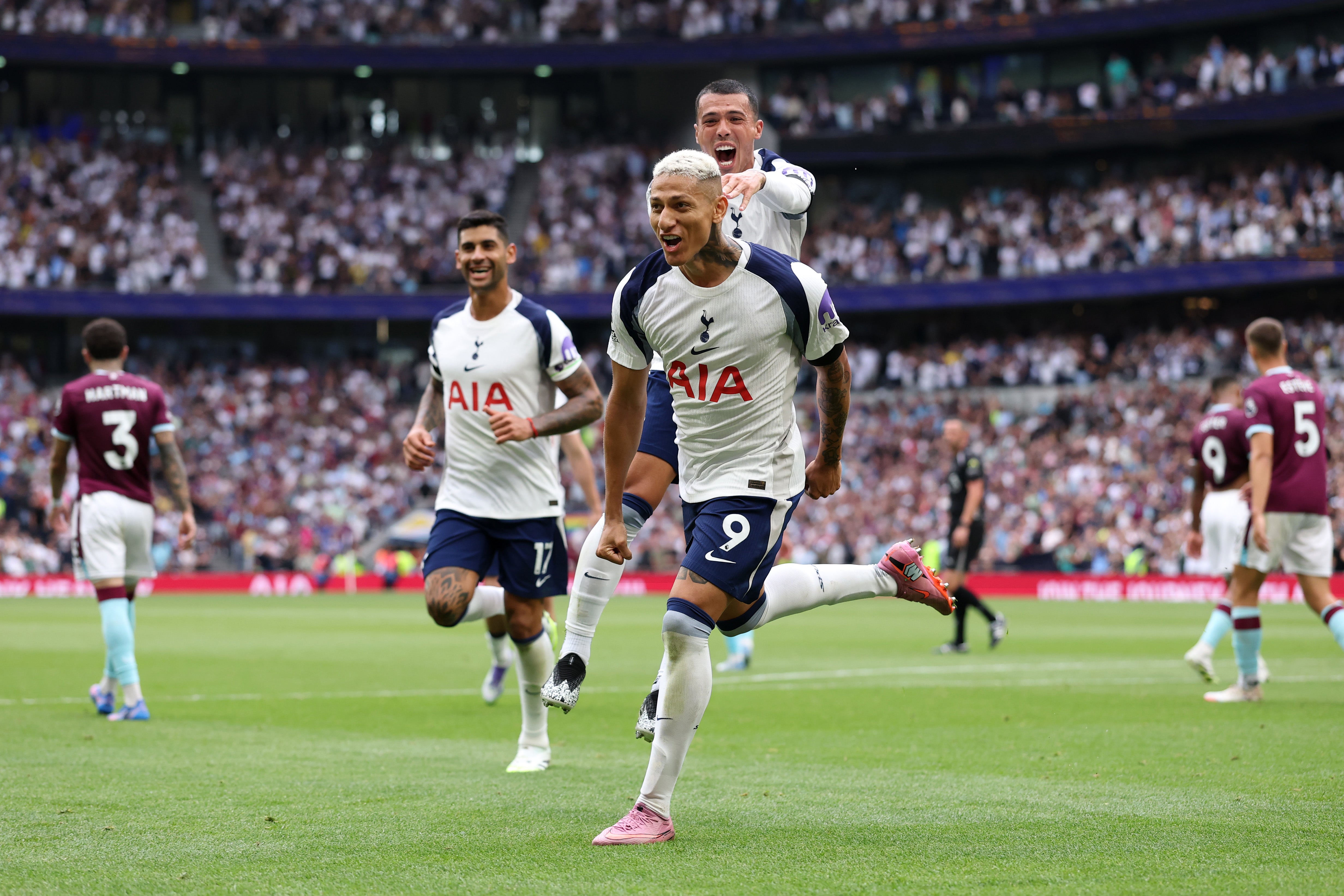 Richarlison has excelled under Frank in the early stages of the season