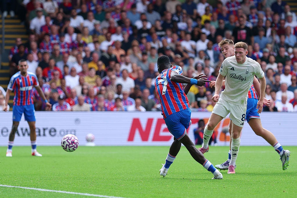 Ismaila Sarr broke the deadlock for Palace