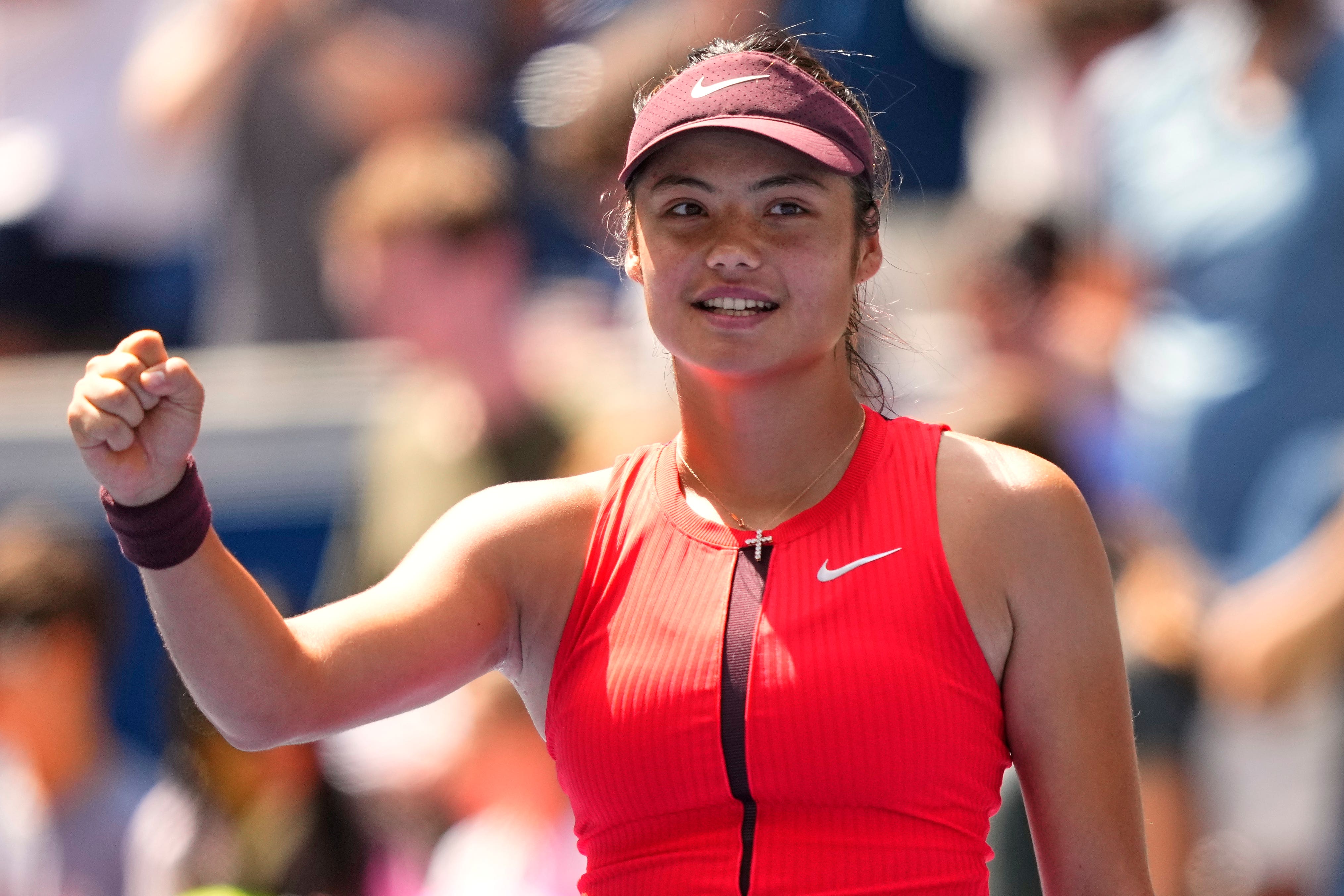 Emma Raducanu (Yuki Iwamura/AP)