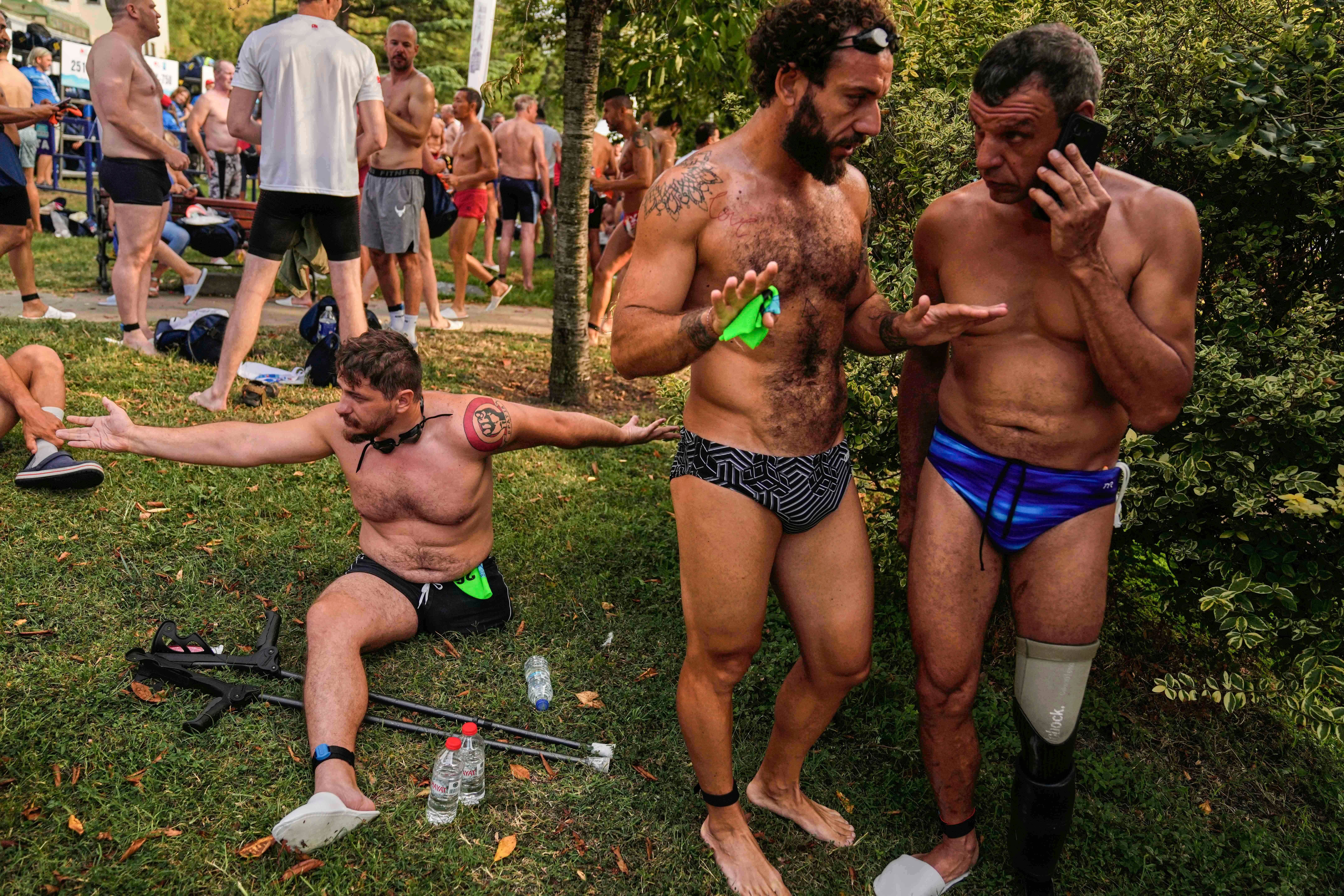 EU Turkey Ukraine Amputee Swimmers