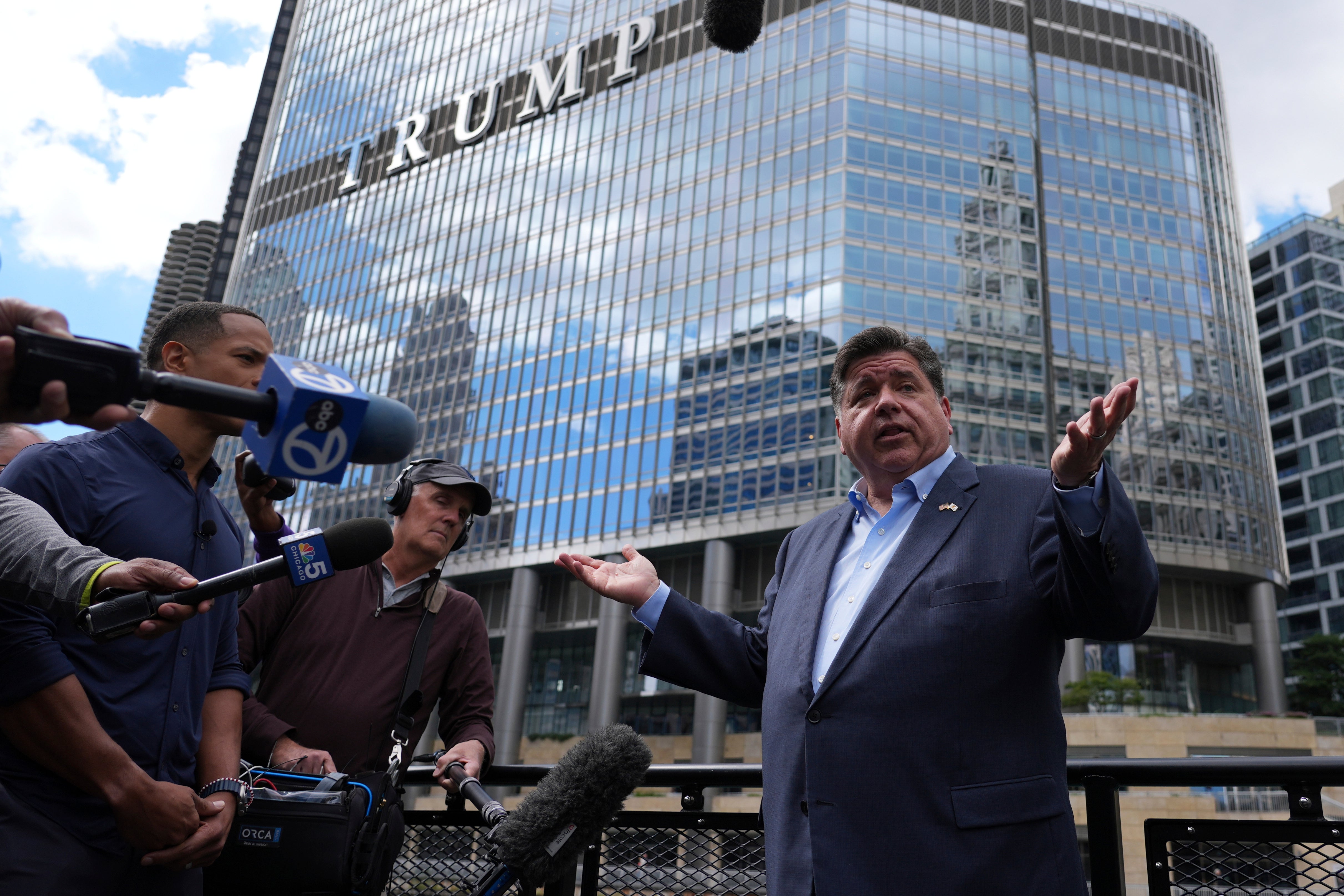 Illinois Governor JB Pritzker has told the president there’s no need for federal troops to come to Chicago, emphasizing that crime is down in the Windy City