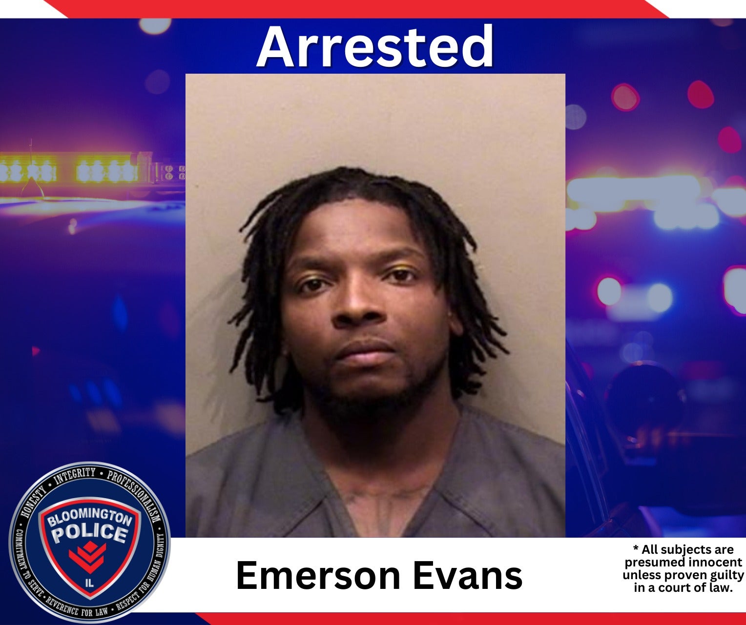 Emerson Evans, 31, is charged with two counts of intentional homicide of an unborn child