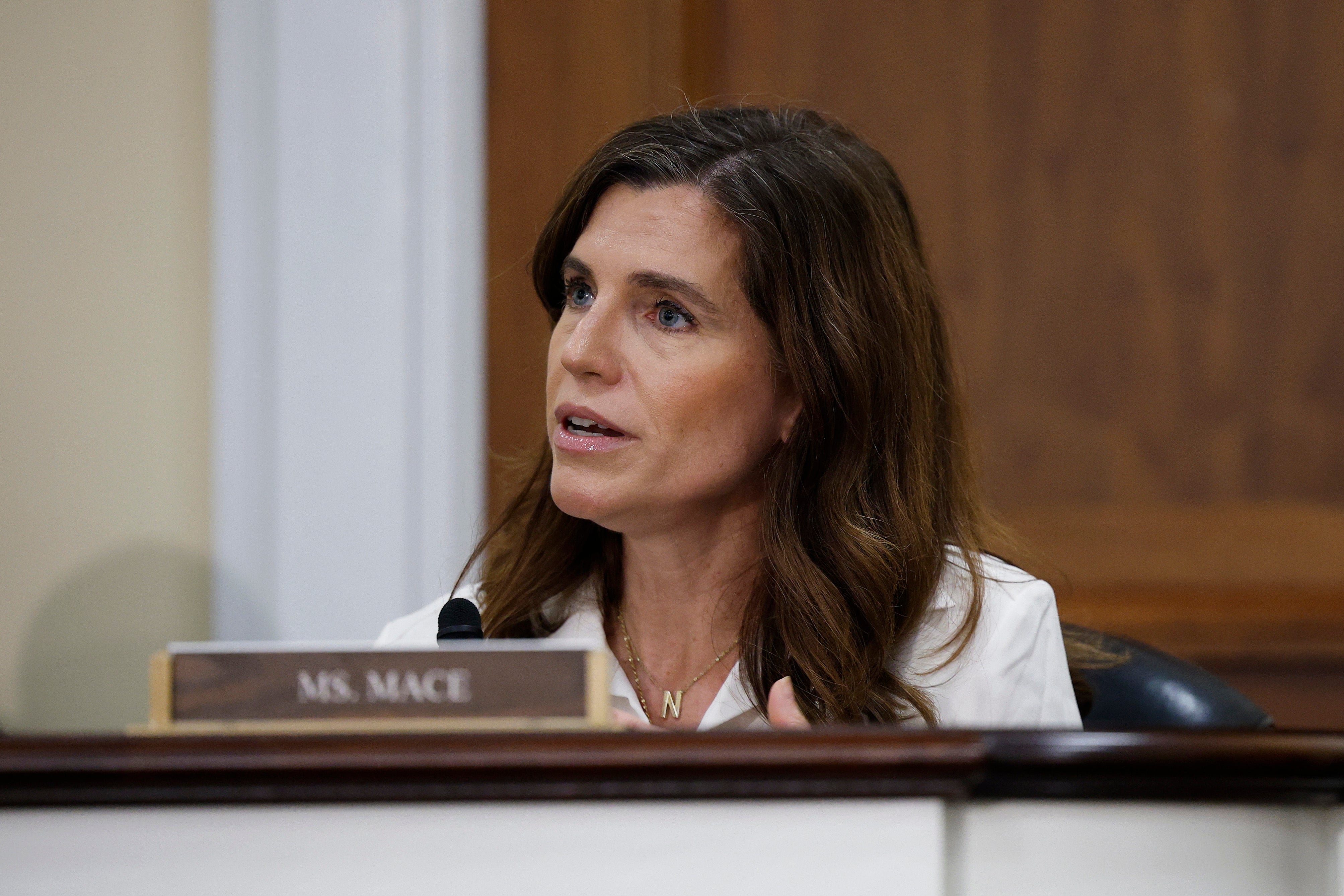 Nancy Mace recently told reporters that trans people are ‘mentally ill’ and need to be placed in a ‘straitjacket.’