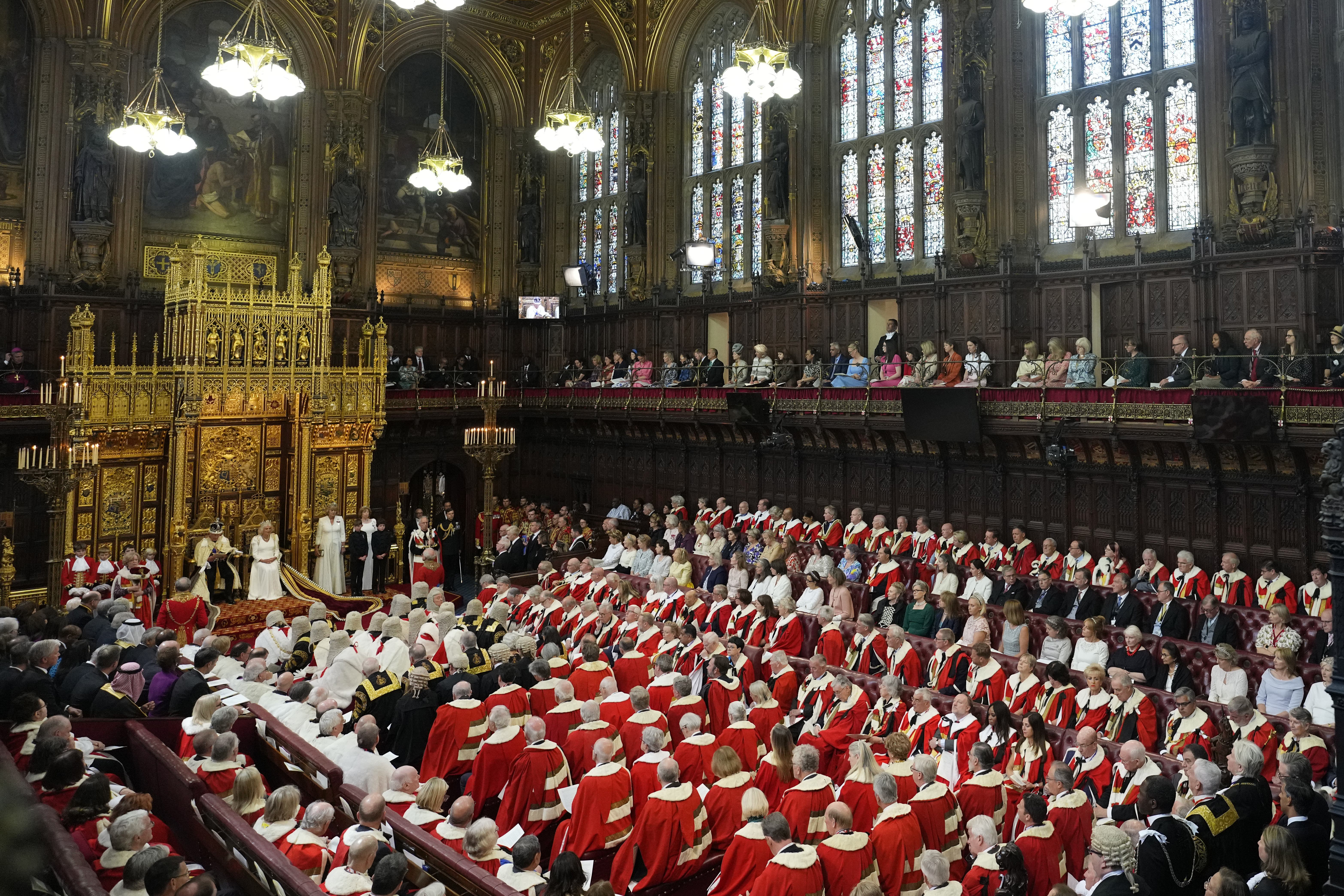 The House of Lords (Hereditary Peers) Bill is undergoing its final stages of parliamentary scrutiny (Kirsty Wigglesworth/PA)
