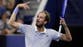Daniil Medvedev has meltdown after photographer walks on court at US Open match point - before angrily smashing racket on ground