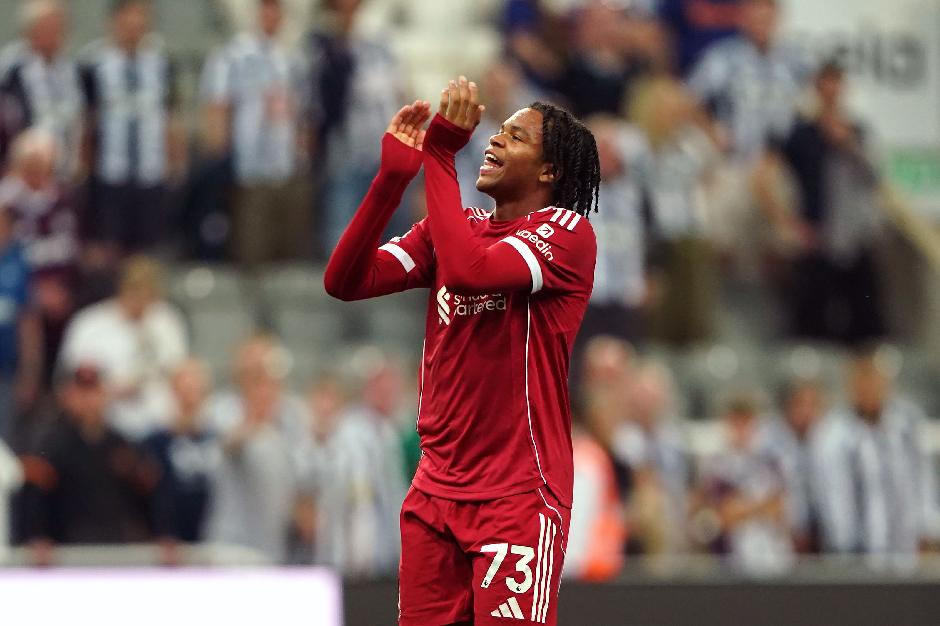 Rio Ngumoha reacts to ‘crazy’ late winner and entering Liverpool record books