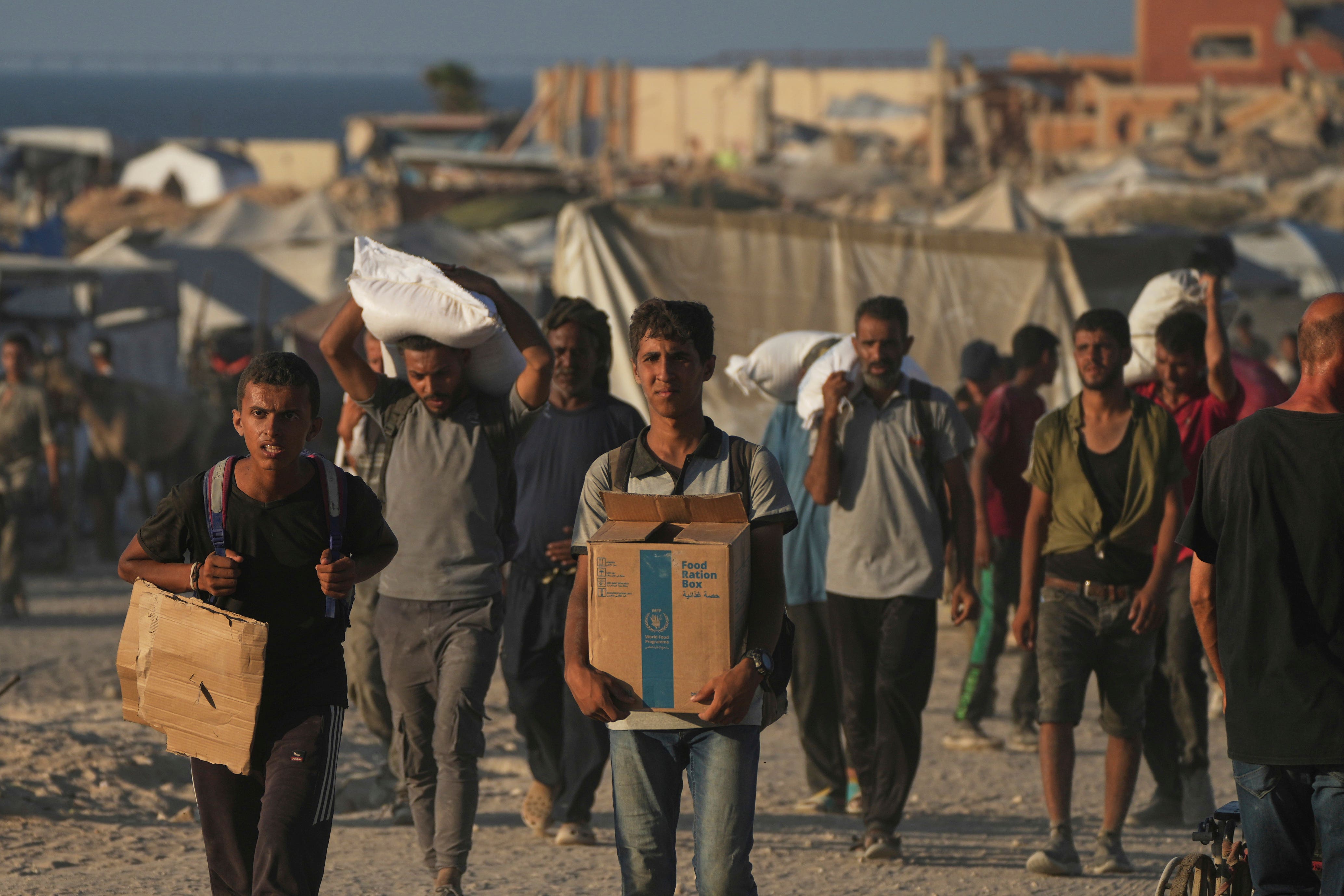 A humanitarian crisis is unfolding across Gaza (AP)