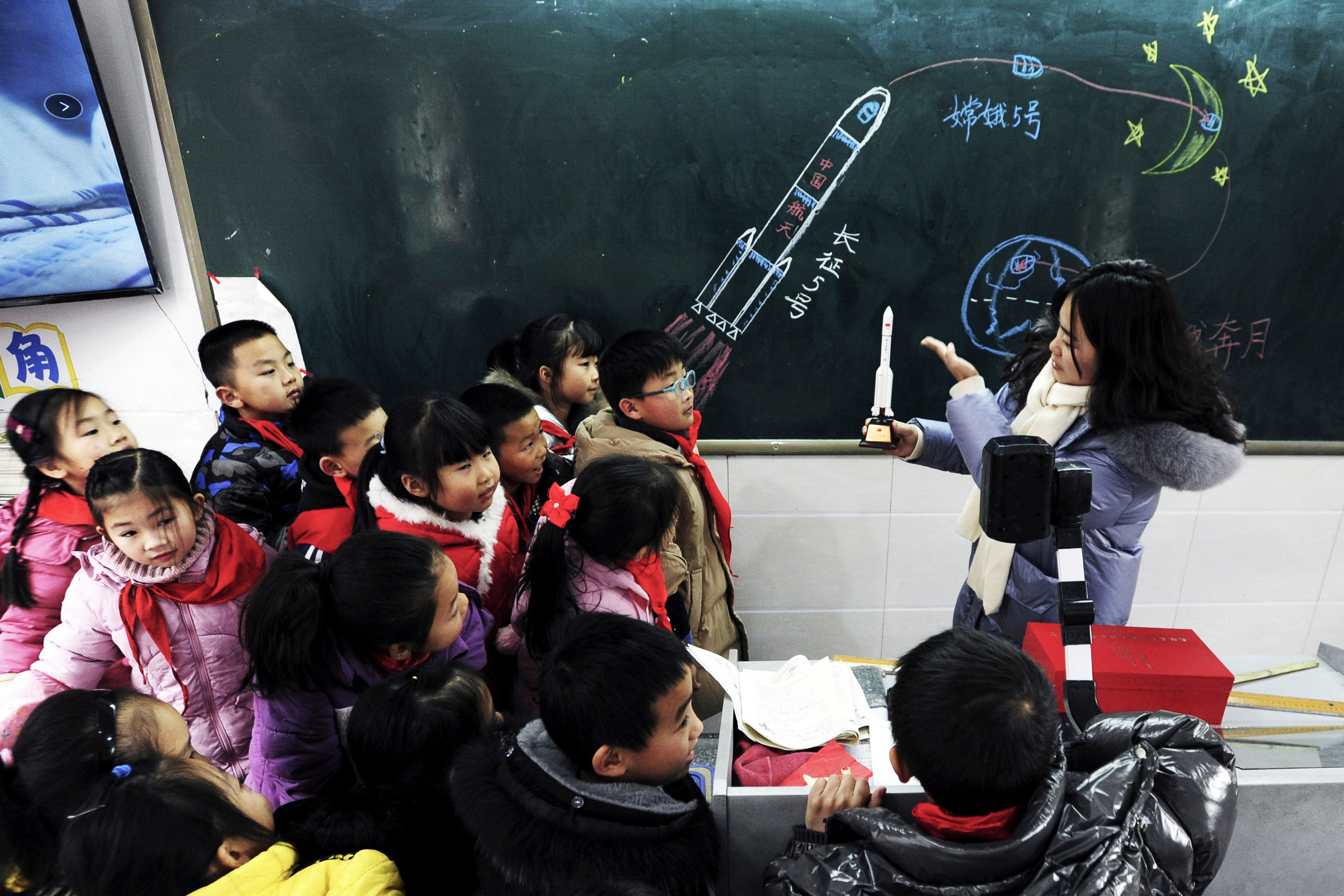 File. A classroom in China's Chongqing