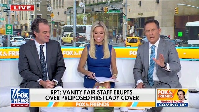 Fox & Friends calls for Vanity Fair staffers to out colleagues upset over Melania Trump cover: ‘Should be fired!’