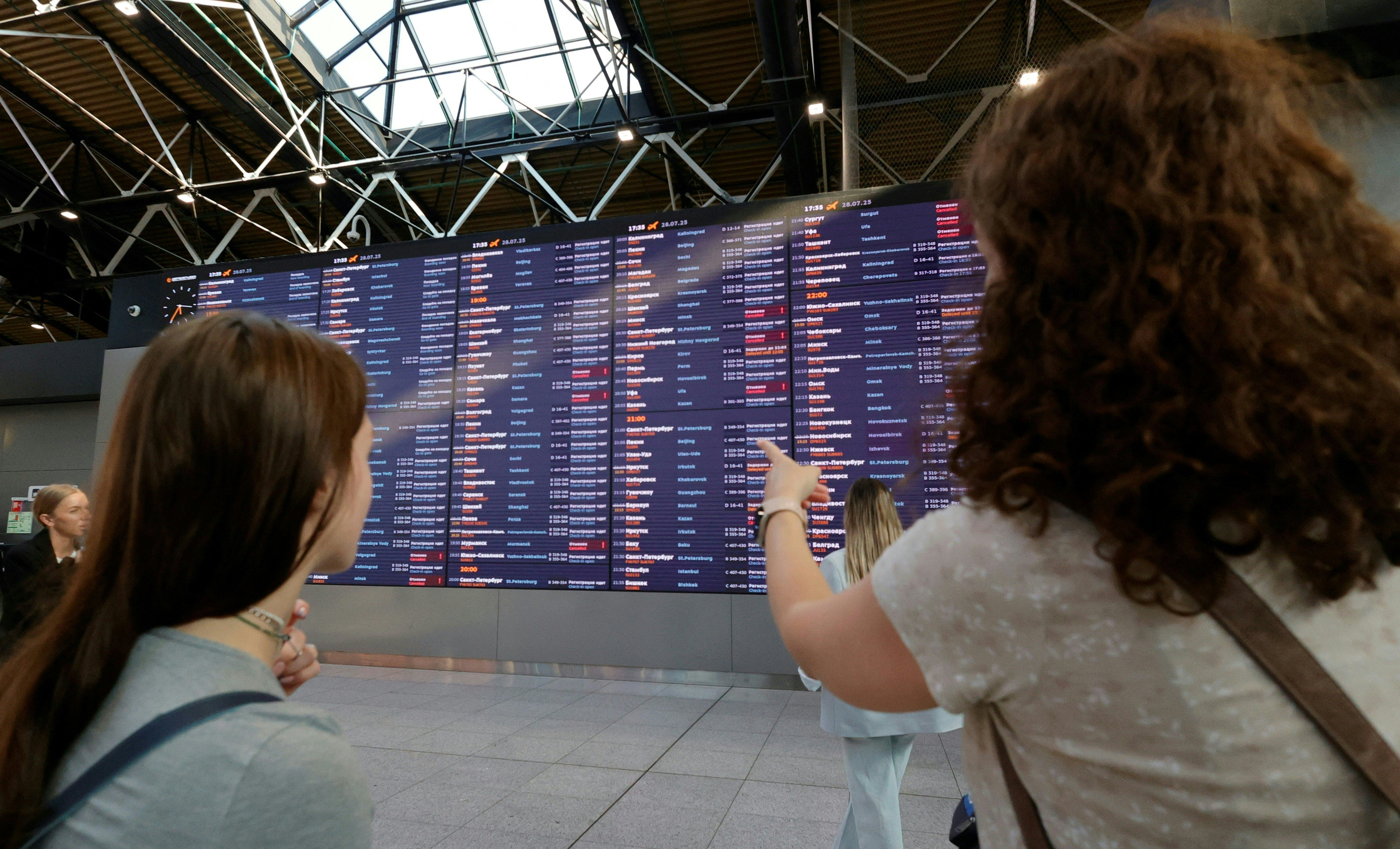 Thousands of Muscovites have had their travel plans affected by Ukrainian drone campaigns