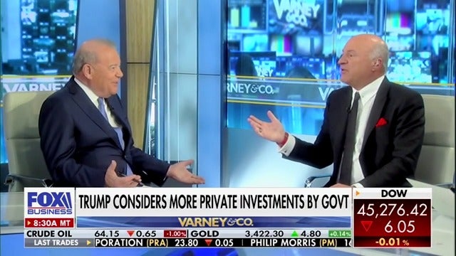 Kevin O'Leary made it clear on the conservative Fox Business channel that he was not a fan of Donald Trump's Intel move.