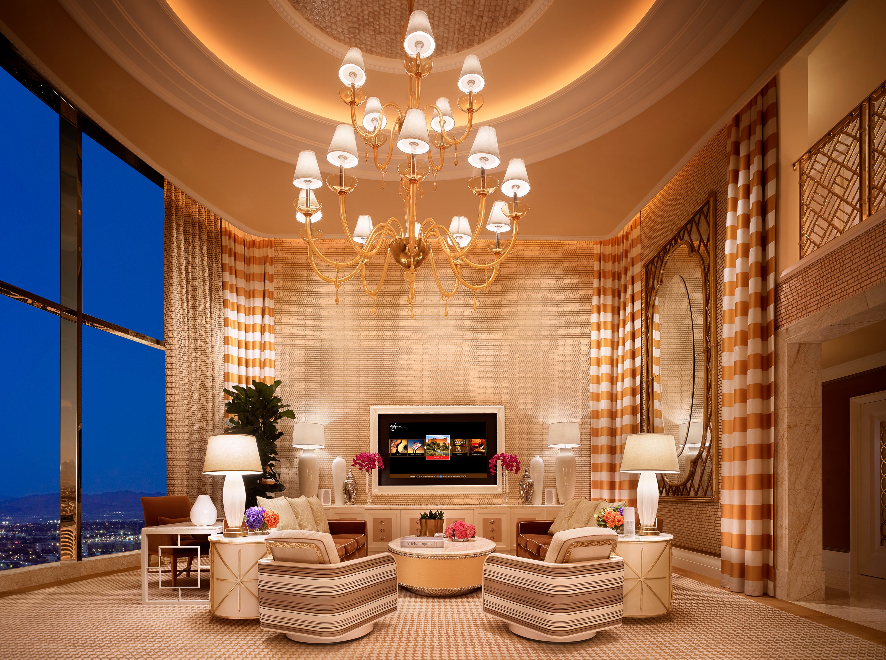 'The Encore duplex is a space we book frequently for high-profile clients,' says Olivia