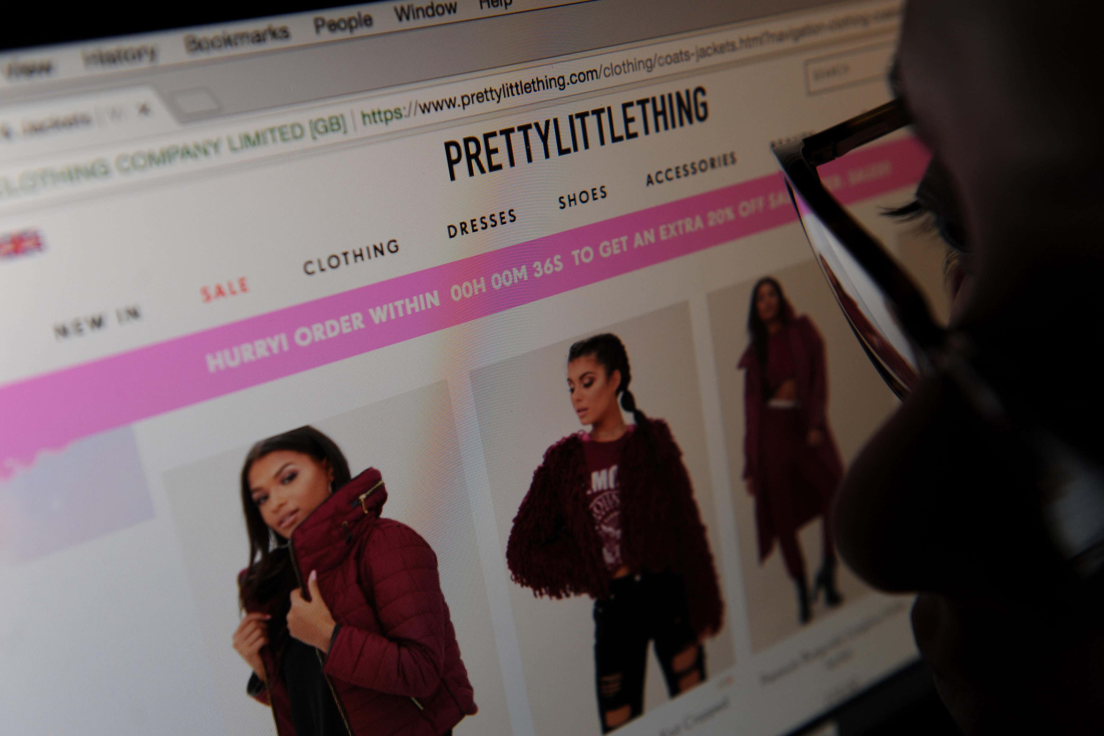 Debenhams Group is looking at a possible sale of PrettyLittleThing (Alamy/PA)