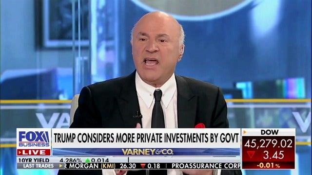 Shark Tank host Kevin O'Leary condemns Donald Trump's move to take a 10 percent stake in Intel, calling it a "really, really bad idea."