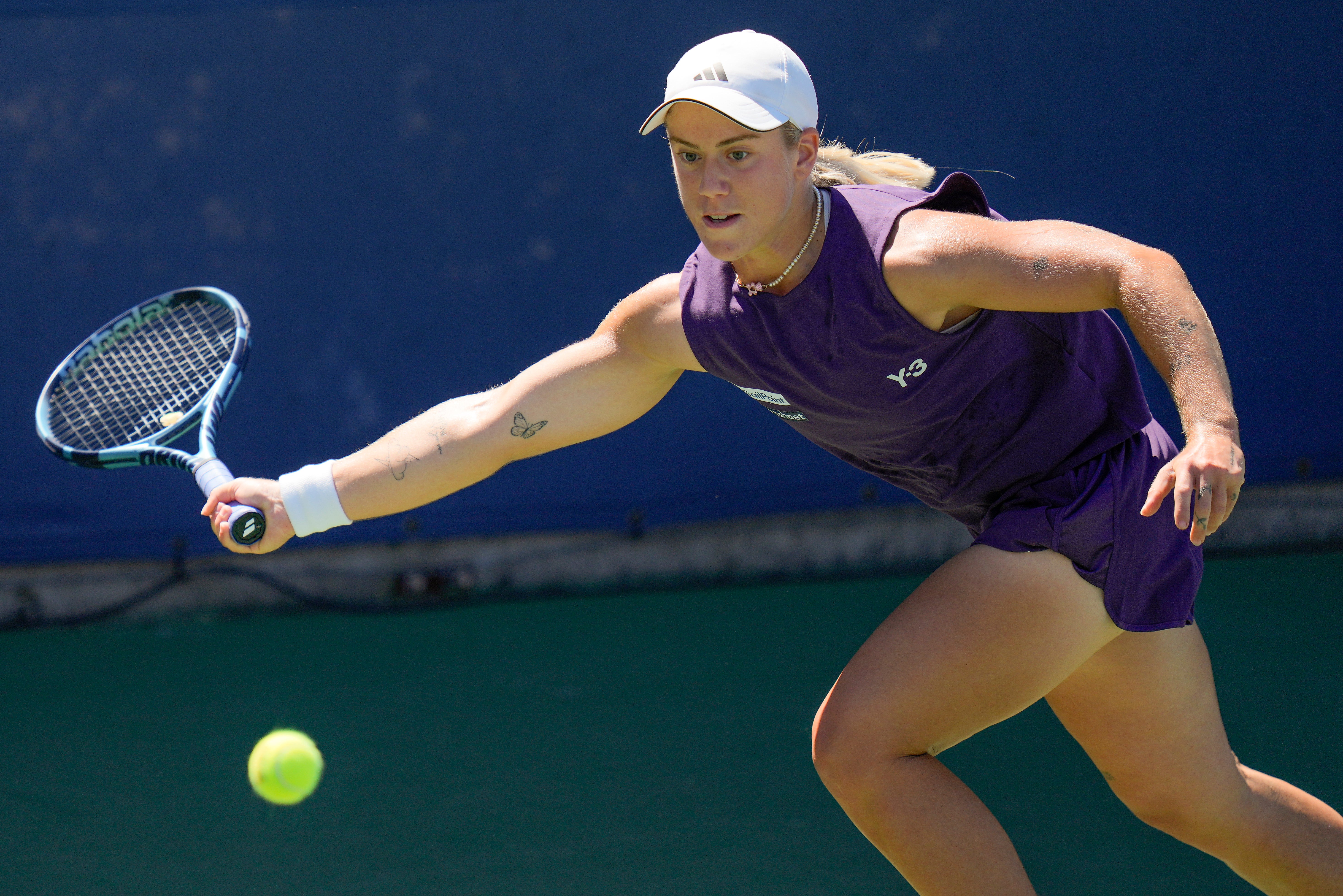 Sonay Kartal was beaten in the first round at the US Open by Beatriz Haddad Maia
