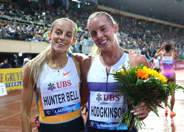 <p>Georgia Hunter Bell and Keely Hodgkinson will compete in the 800m at the World Championships in Tokyo</p>