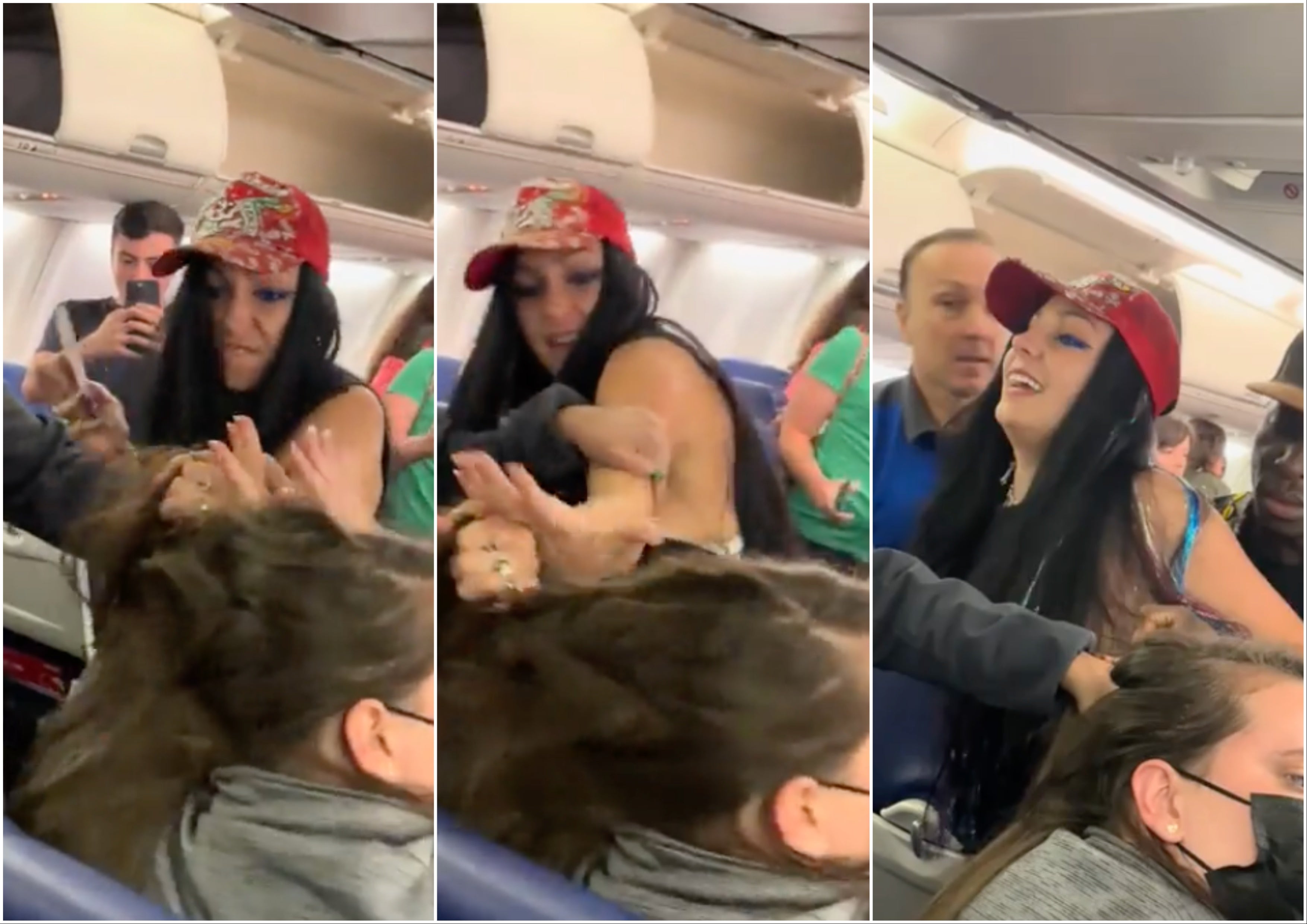 Leanna Perry, seen here in video footage that went viral earlier this summer, is facing a lawsuit, in addition to criminal charges, over an ugly brawl aboard Southwest Airlines