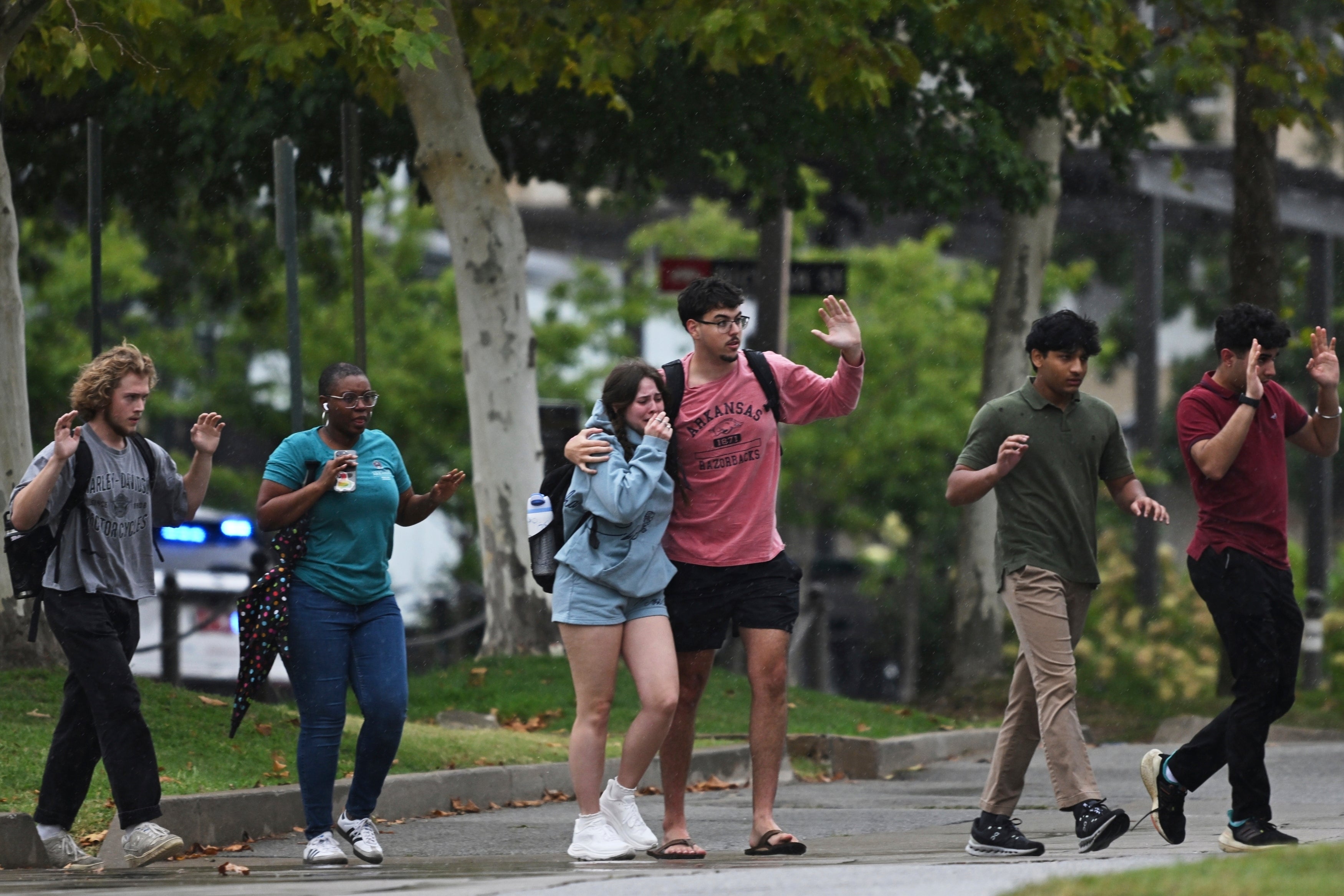 APTOPIX University of Arkansas Reported Shooting