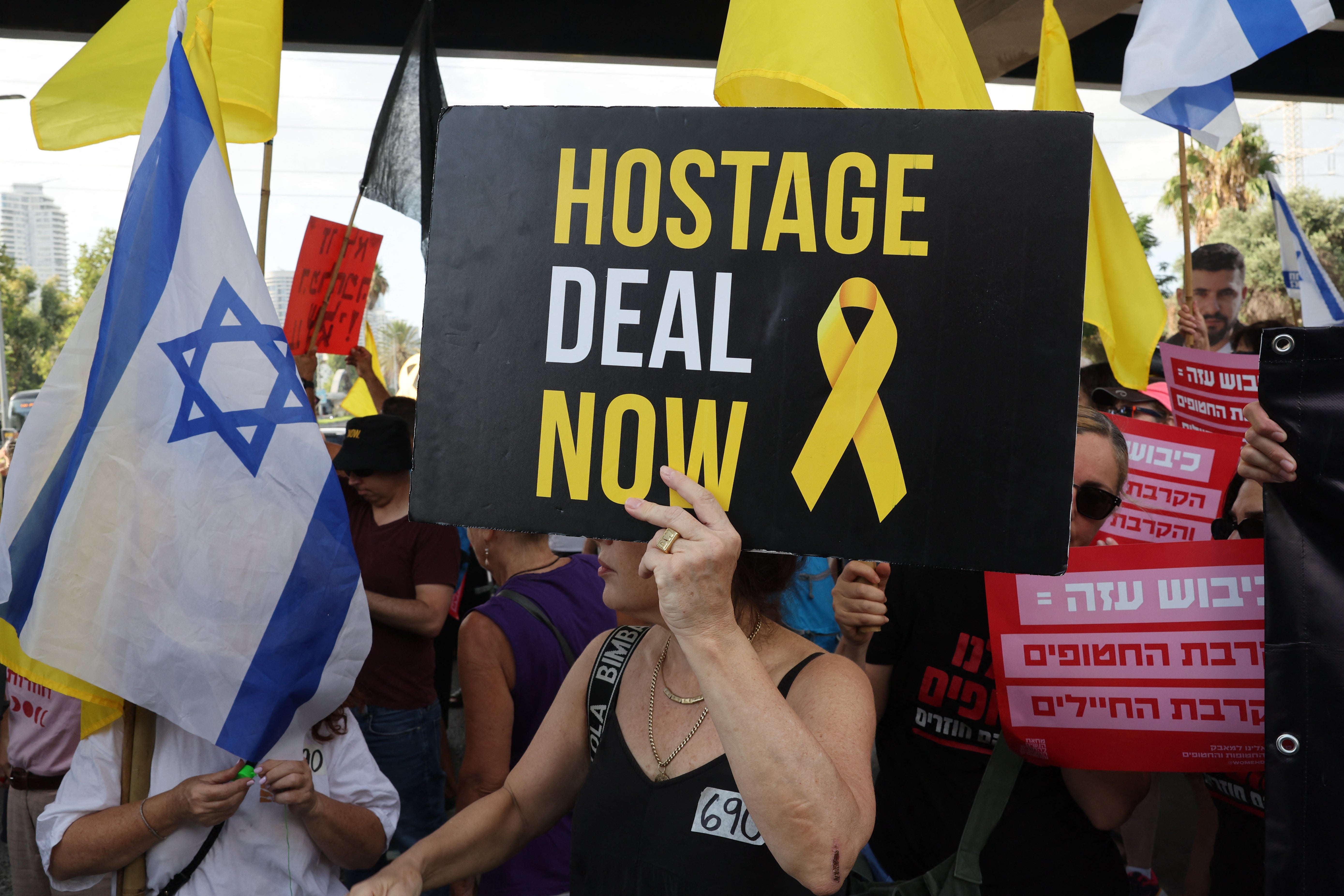 Israelis have taken to the streets each week demanding that Netanyahu agree to an immediate ceasefire and hostage deal