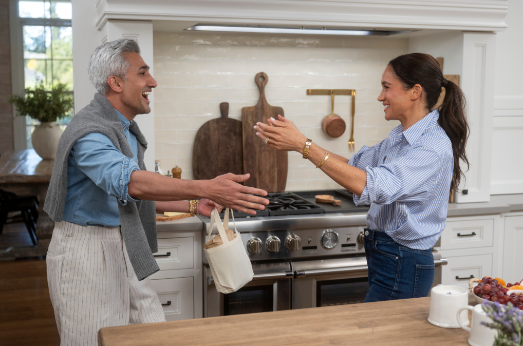 ‘Queer Eye’ star Tan France makes an appearance in ‘With Love, Meghan’ season two