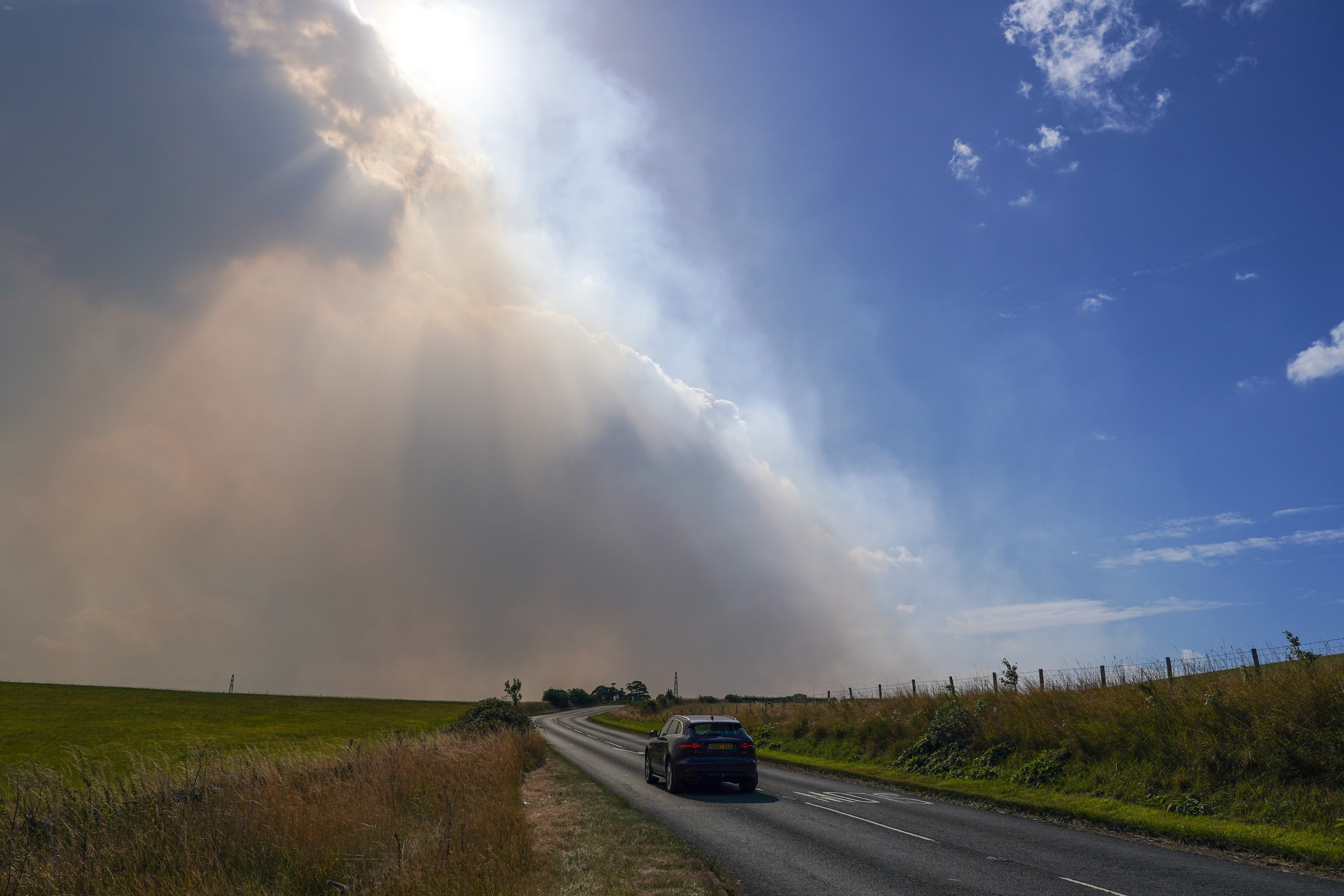 Smoke has filled the sky