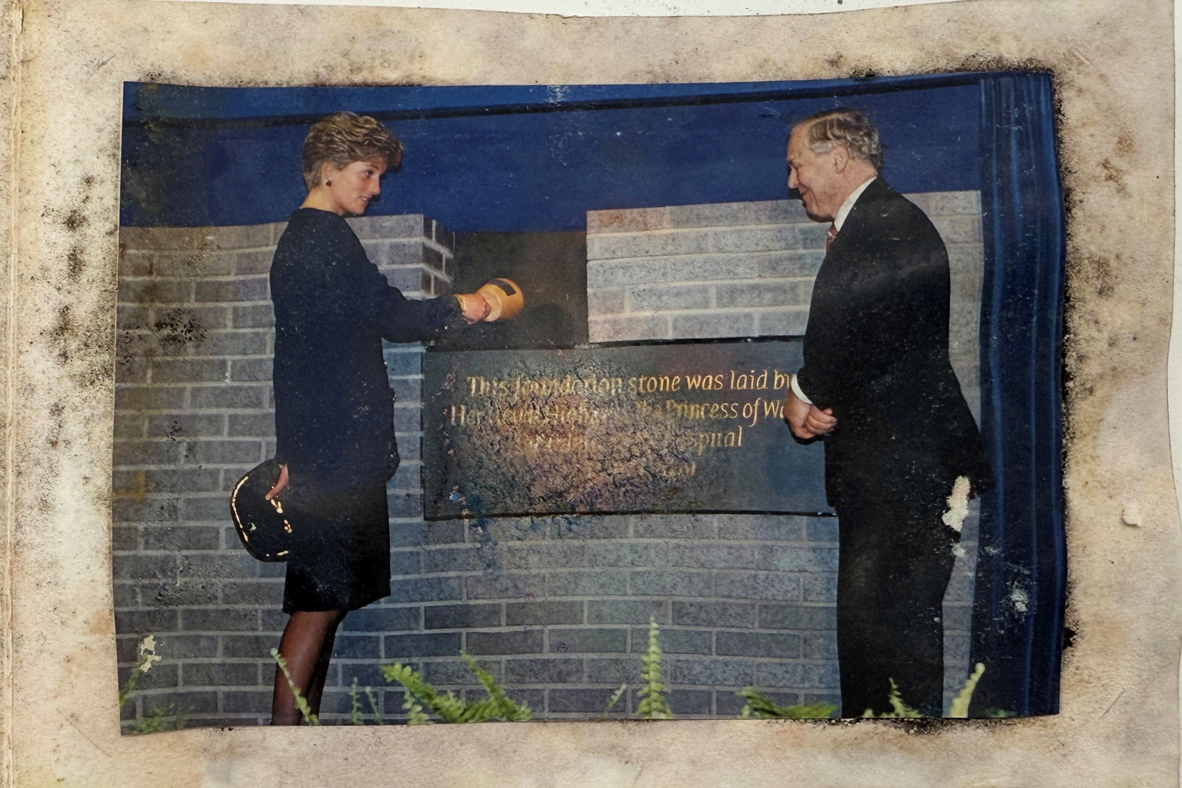 Aa photo of Diana was one of the items contained in the capsule (Great Ormond Street Hospital/PA)