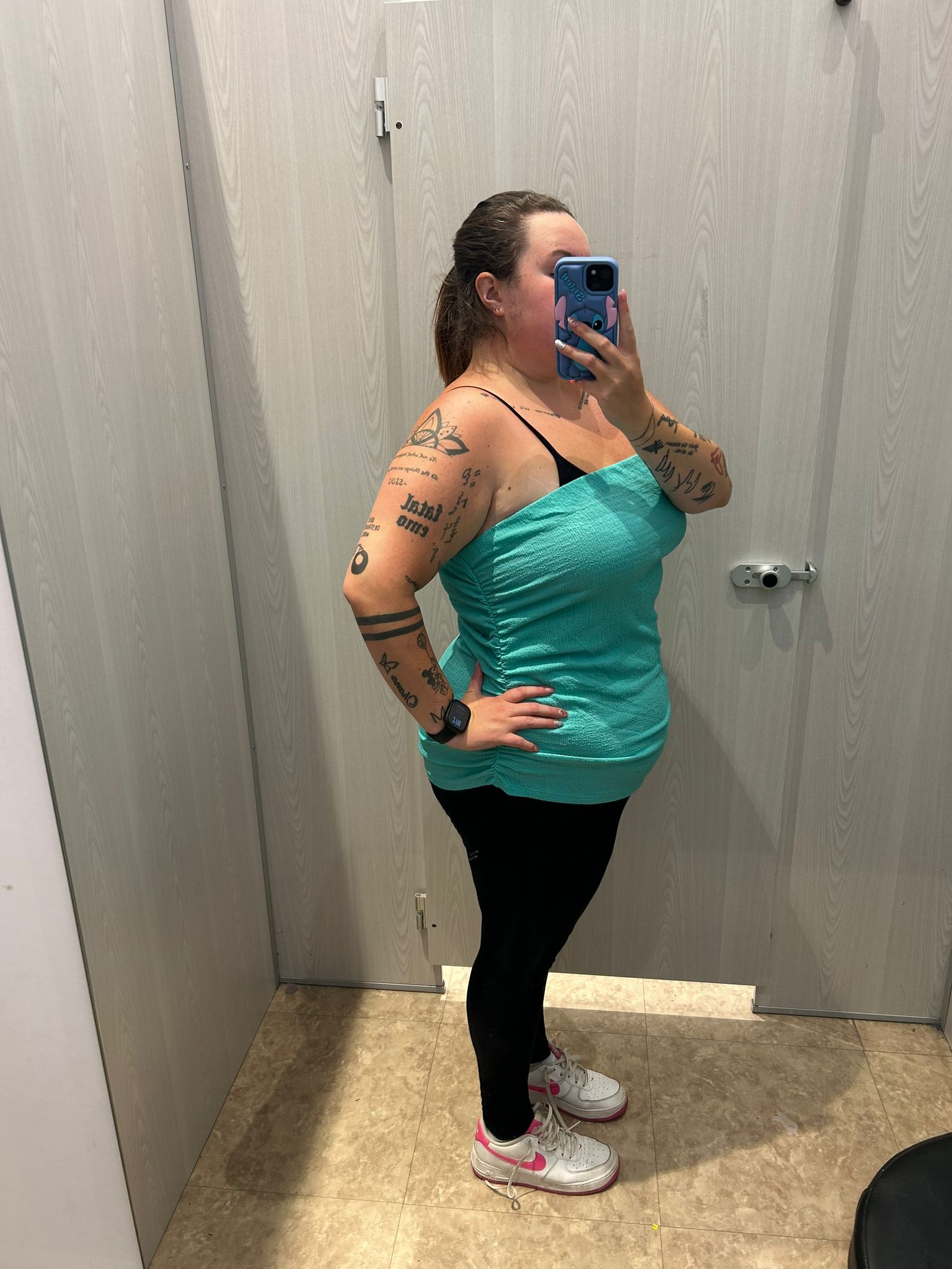 Ms Griffiths-Bowen says taking Mounjaro has changed her life. She now weights 15st 10lb