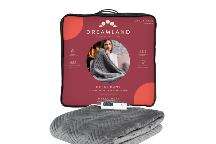 indybest best electric blankets review Dreamland hurry home deluxe velvet warming throw