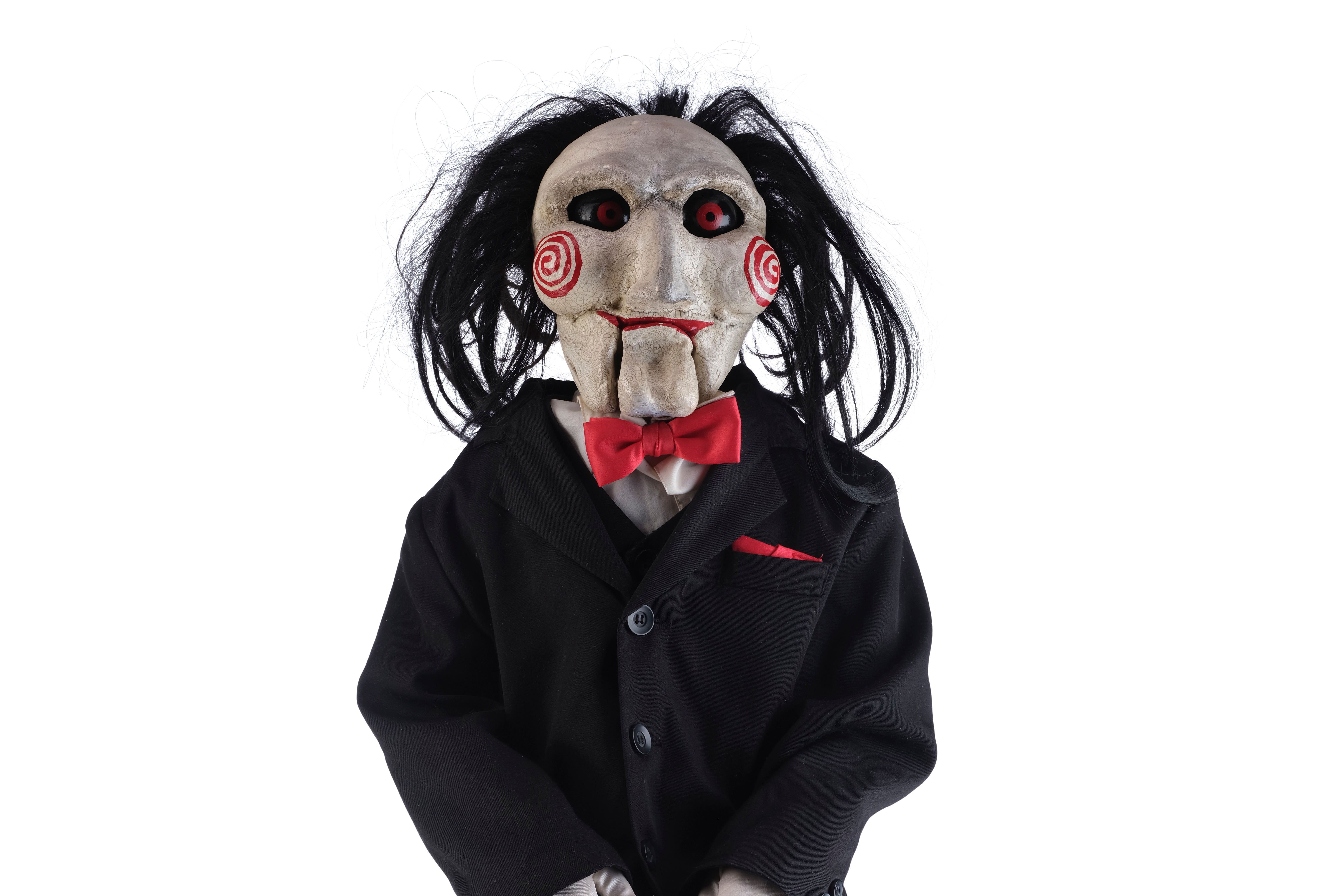 The animatronic Billy puppet from the film Saw III (Propstore/PA)