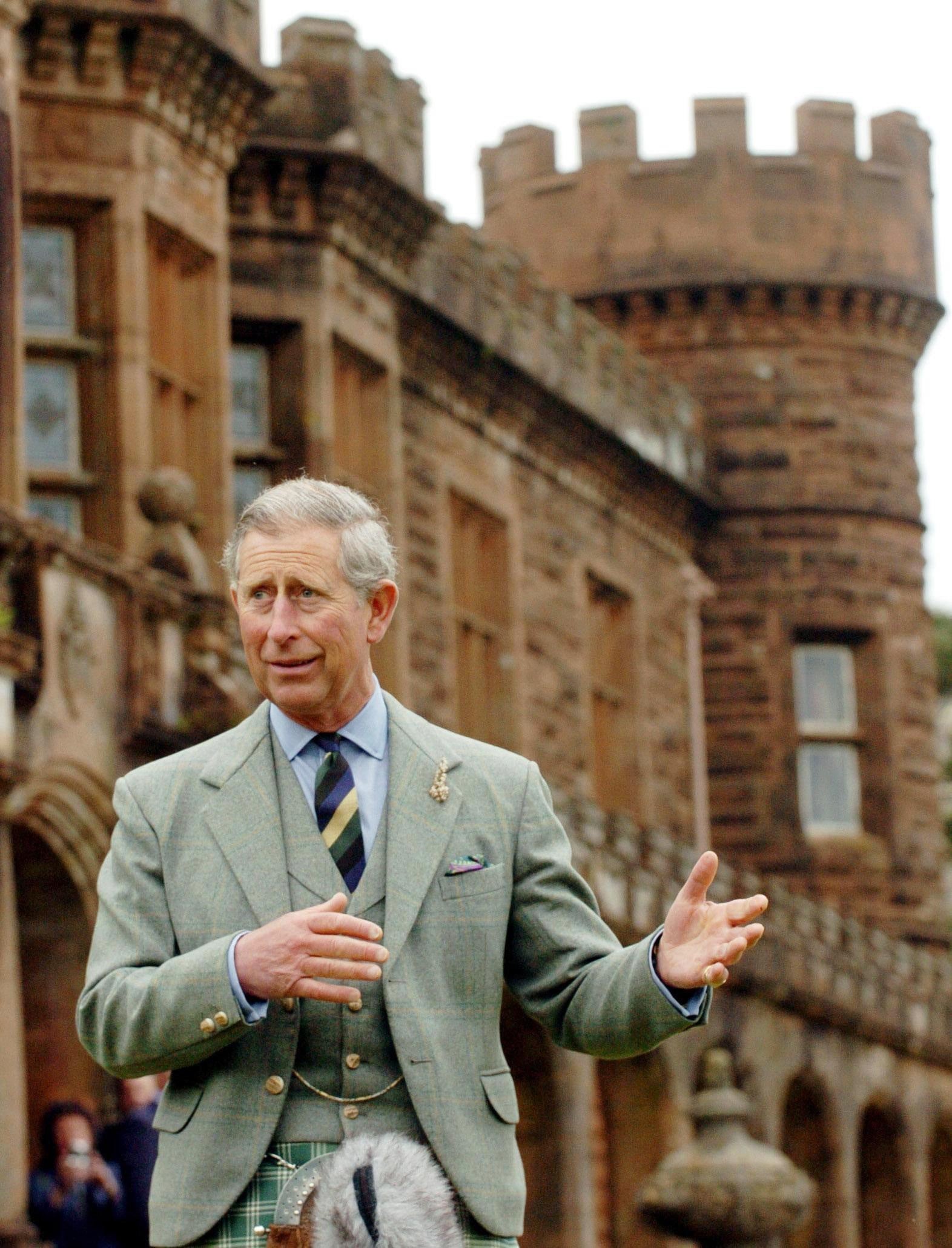 Charles visited the castle in 2006 (Danny Lawson/PA)