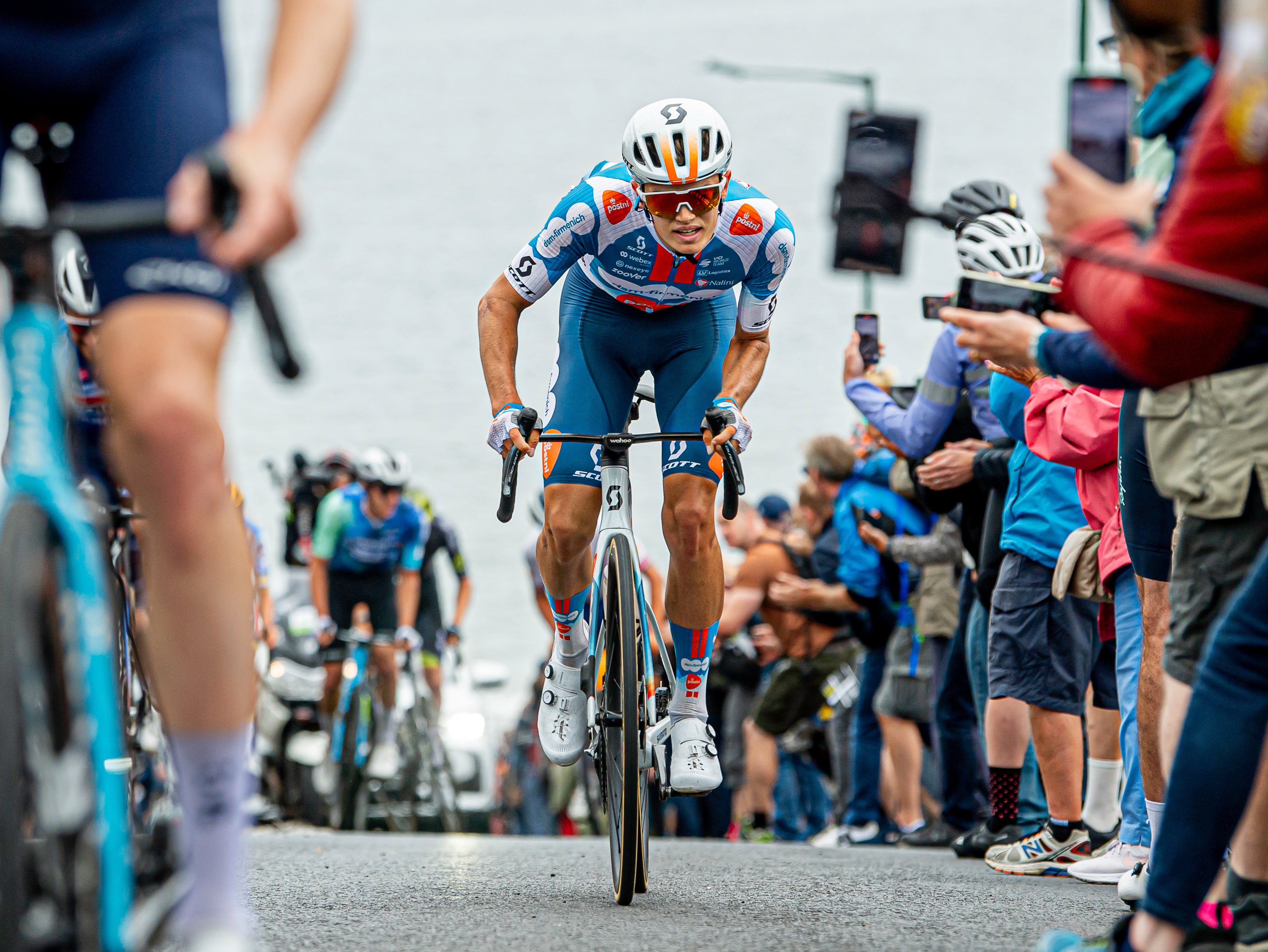 Last year's runner-up and breakout star of the Tour de France, Oscar Onley, is expected to feature