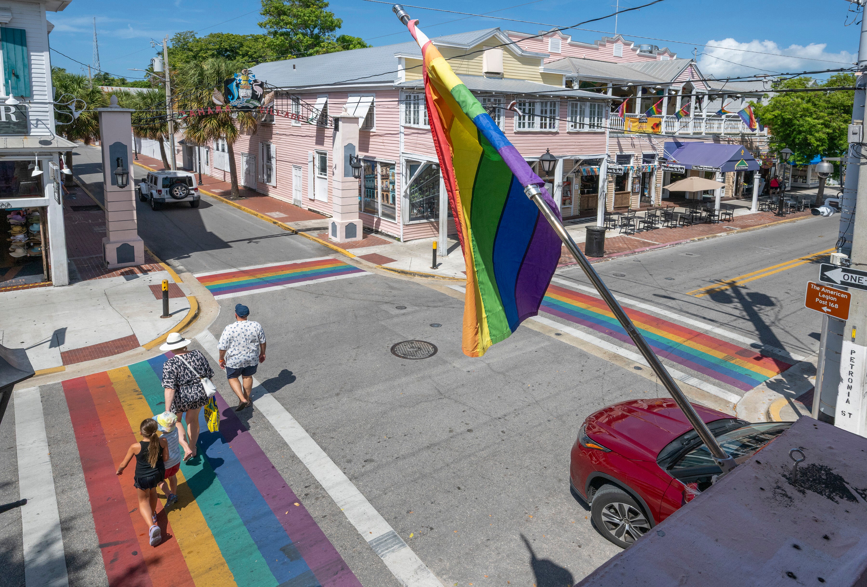 Florida cities race to save rainbow crosswalks as the state's deadlines for removal loom