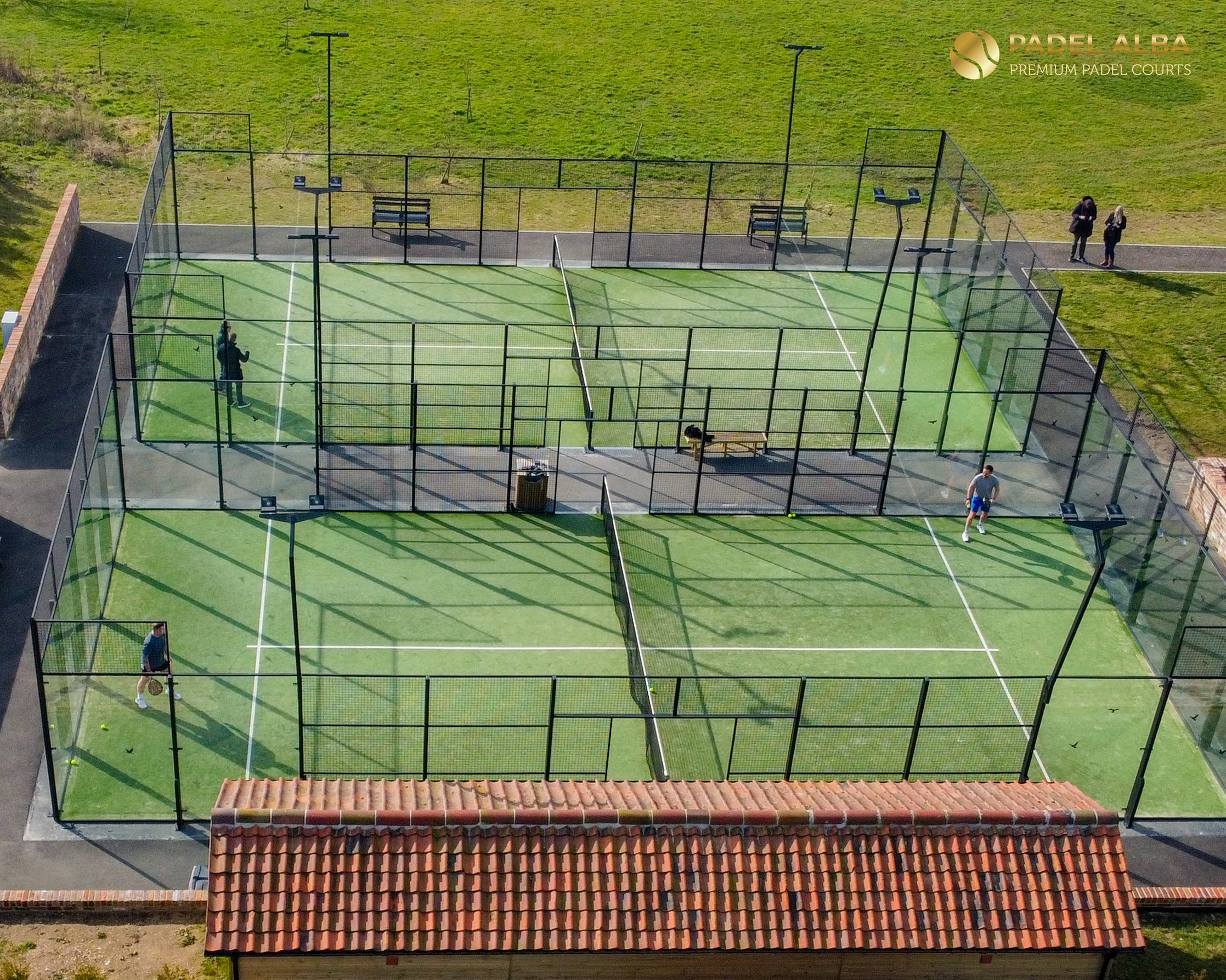 Four padel courts are available at Doddington Hall