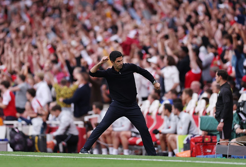 Arsenal are one of three sides with six points so far this season