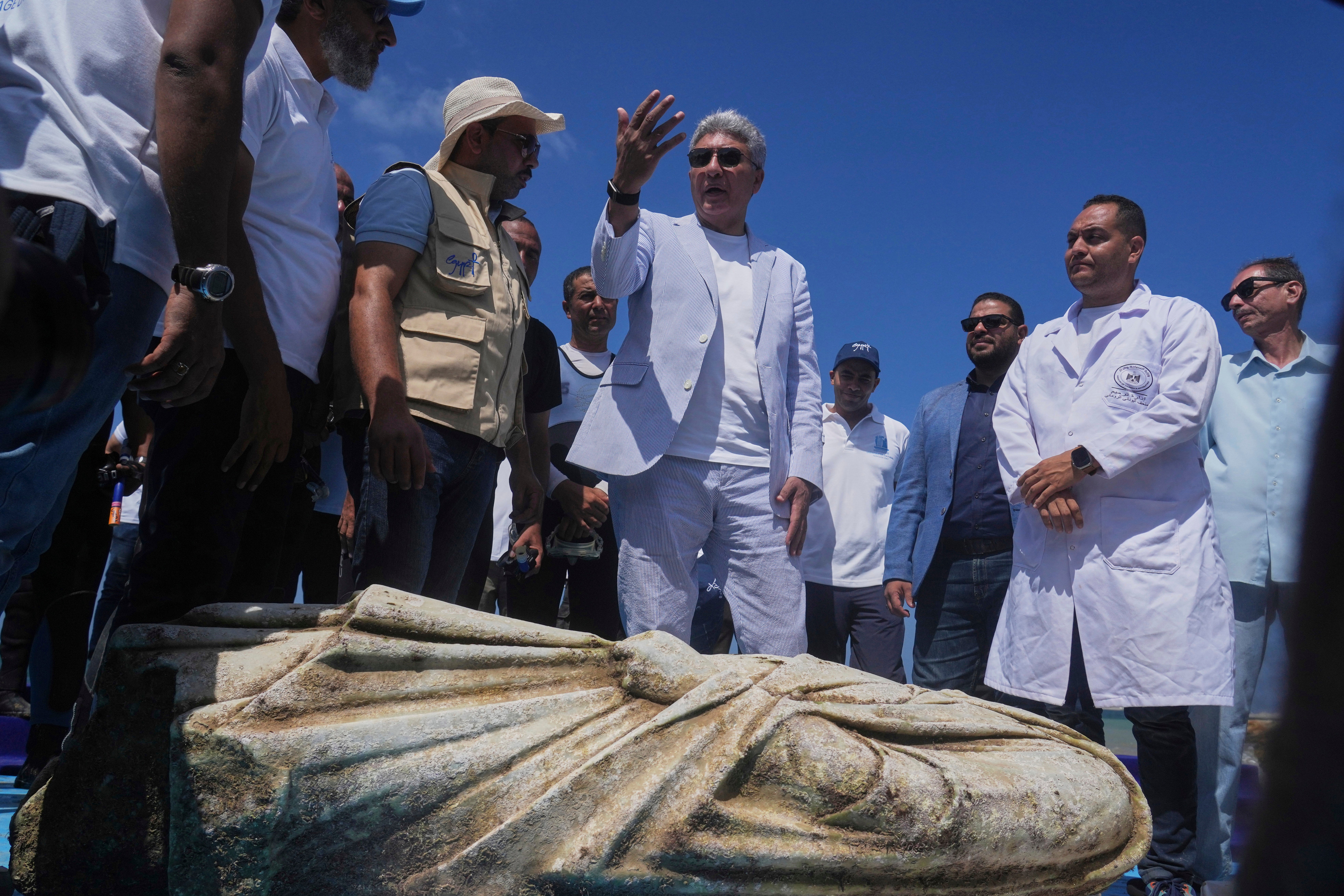 Egyptian Minister of Tourism and Antiquities Sherif Fathy